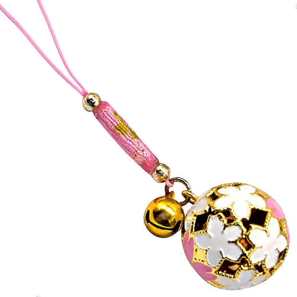 Sakura Bell Pendant Car Charm Ornament for Bags, Backpacks, and Keychains – Lightweight Durable Decoration for Fashion Style