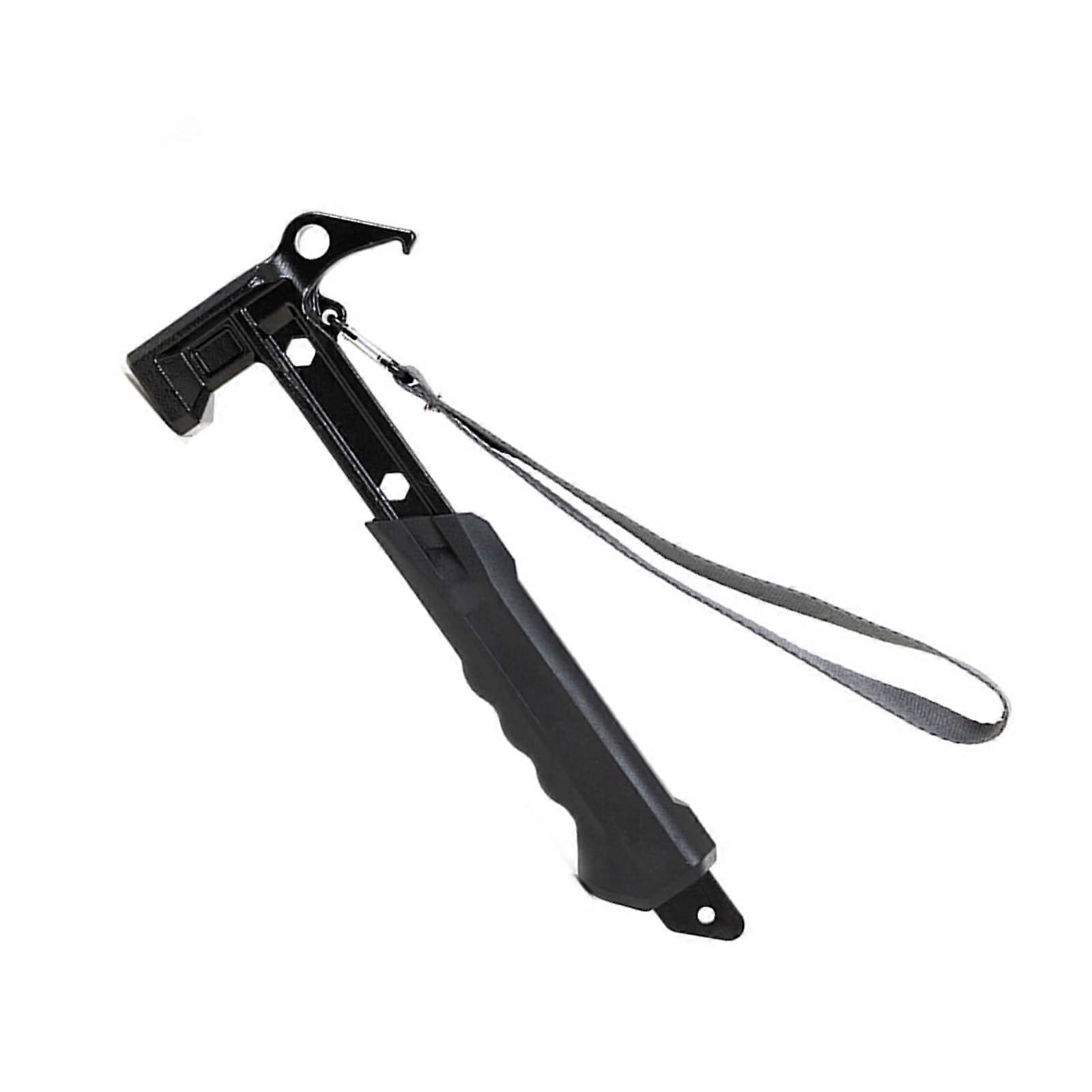 Multifunctional Camping Hammer Tent Peg Puller for Outdoor Use - Durable Mallet with Nail Extractor and Heavy-Duty Design