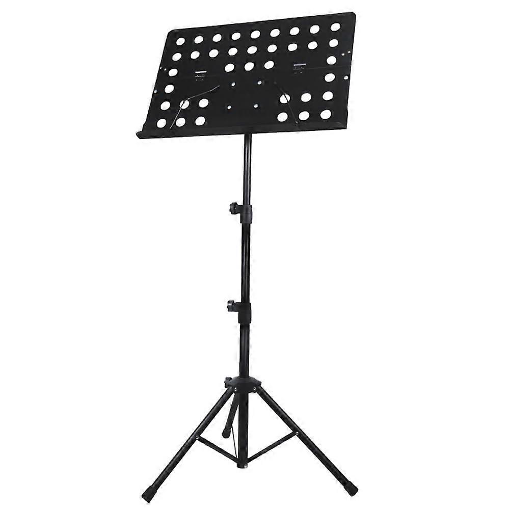 Foldable Jack music stand, heightadjustable music stand, foldable portable metal music stand with carrying bag, suitable for children and adults, STU