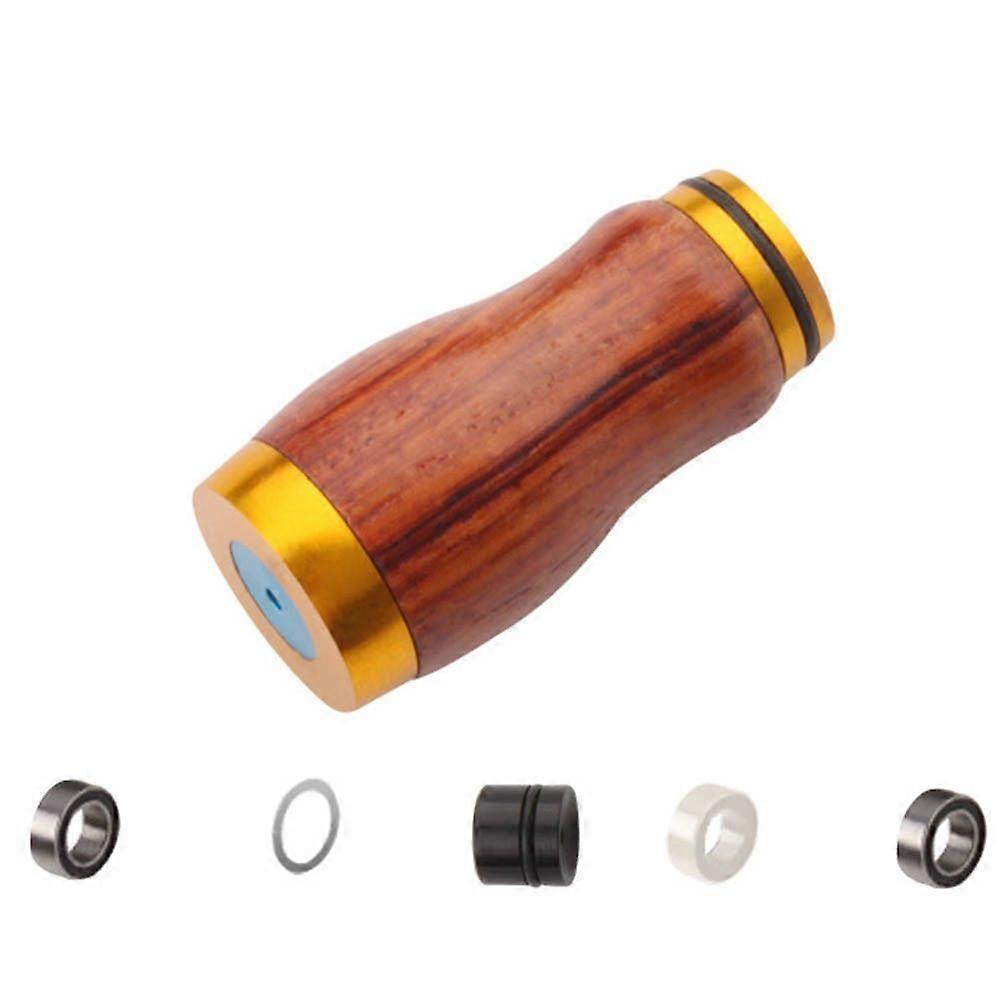 Reel Grip Solid Wood Universal DIY Fishing Reel Accessories Knob Replacement Kit Accessories D