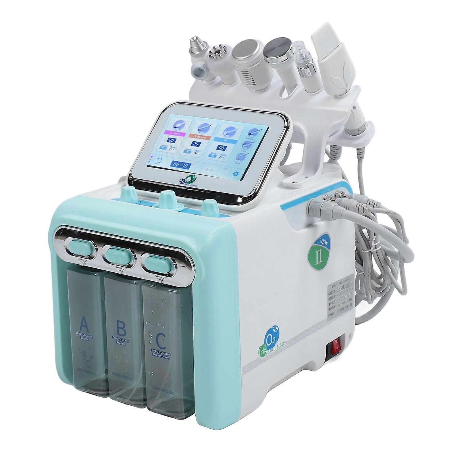 Hydrogen Oxygen Beauty Machine Pores Cleansing Skin Moisturizing Smoothing Hydro Oxygen Face Device US Plug 110V