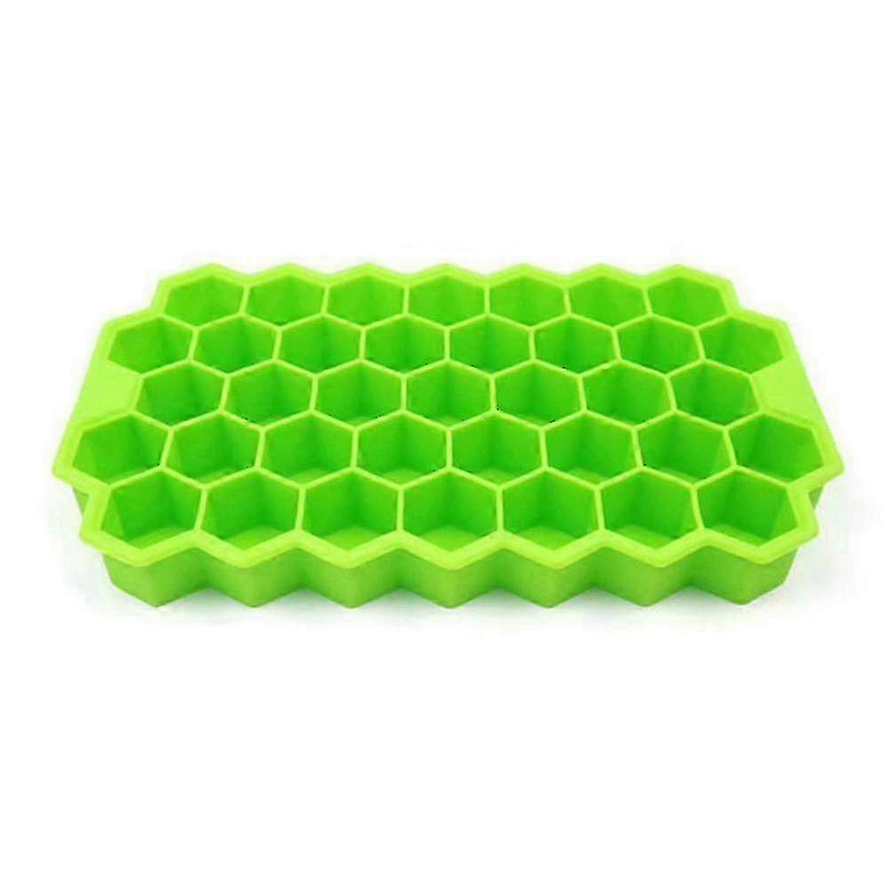 Silicone Honeycomb Ice Cube Tray for Whiskey - Flexible Frozen Molds for Perfectly Shaped Ice Cubes