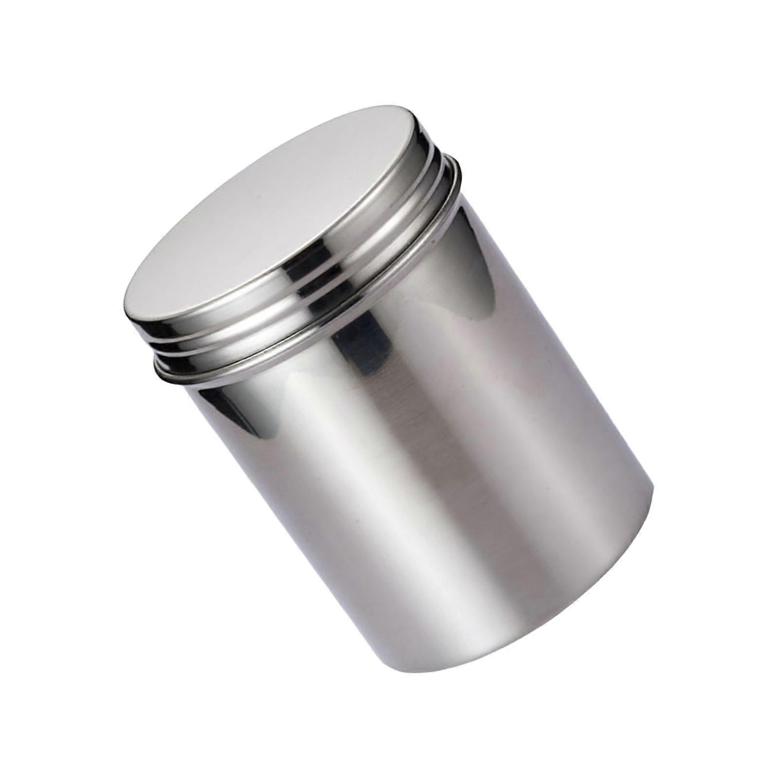 Kompakt lufttät köksförvaringsbehållare 304 rostfritt stål för kaffe, te, snacks, resor, vandring, organisation,