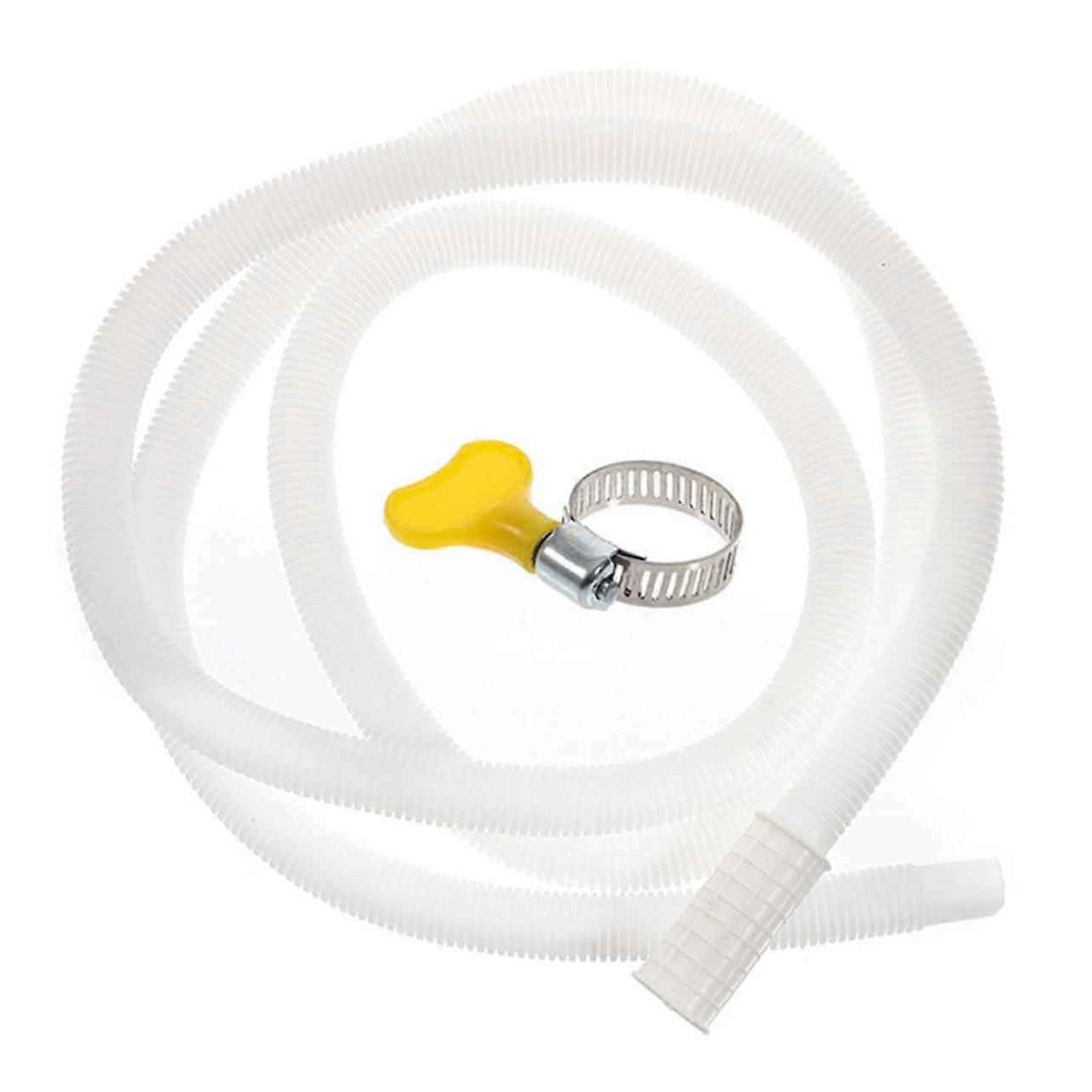 Flexible plastic hose for air conditioner drainage and washing machine inlet
