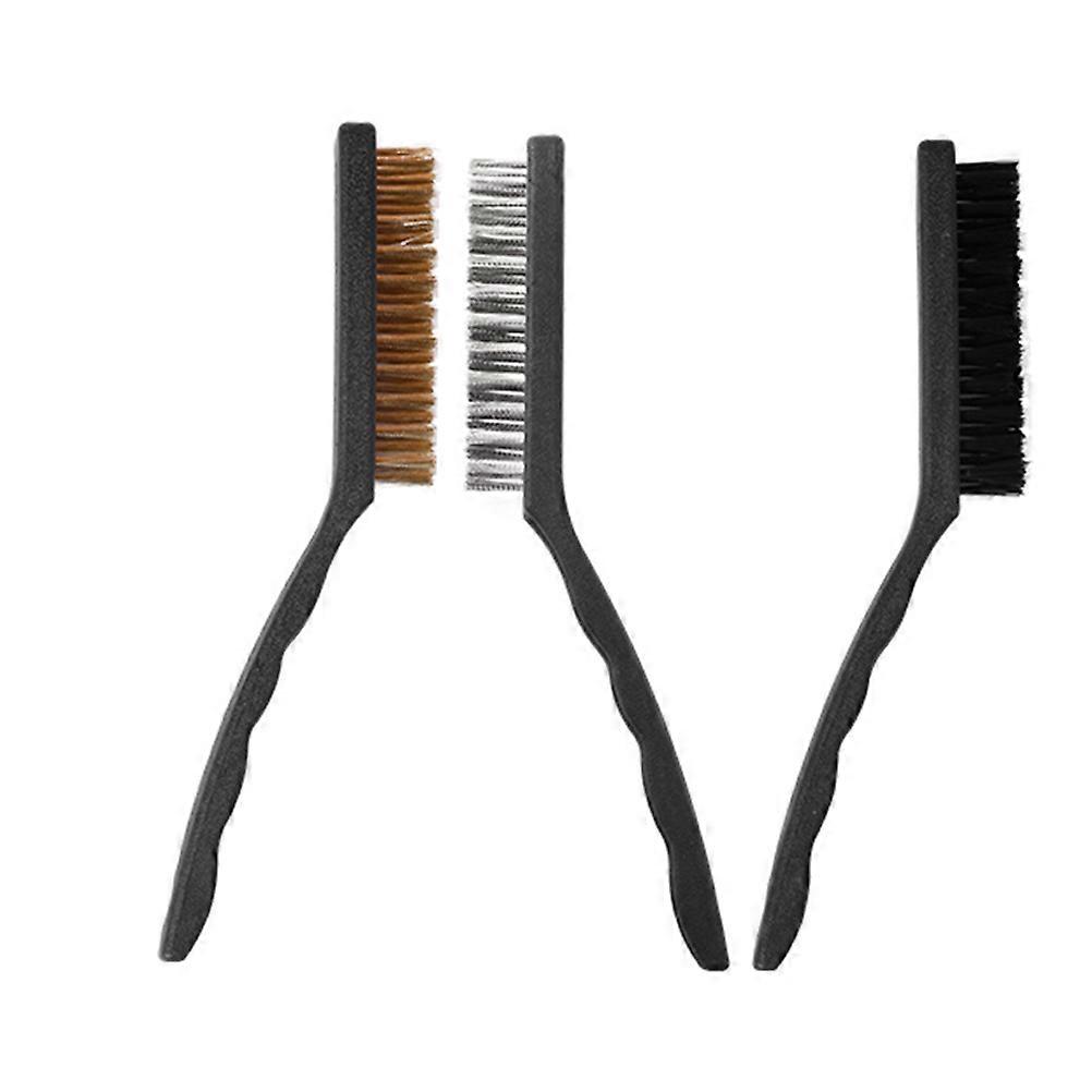 3pcs Sturdy Kitchen Cleaning Brush Set for Cooktop, Range Hood & Stovetop – Durable Bristles for Tight Spaces & Tough Stains
