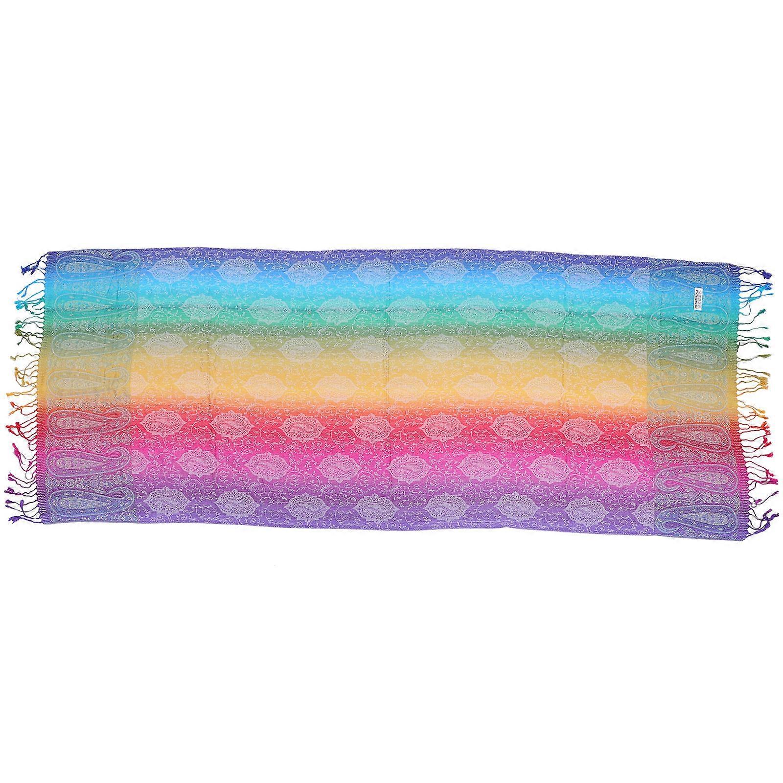 Women Shawl Formal Occasions Rectangle Shape Keep Warm Colorful 1Pcs