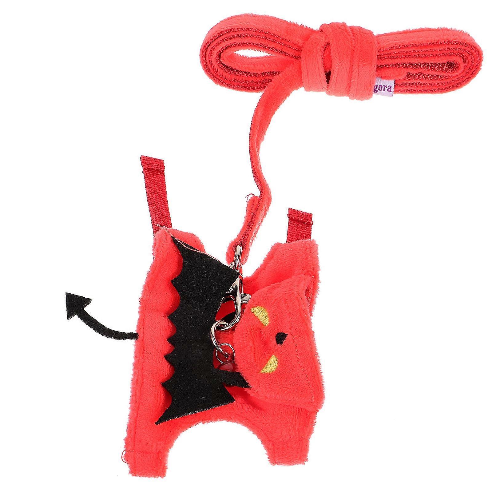 Ferret Leash and Harness Anti-Escaping Set for Small Pets Non-Woven Fabric 1Set