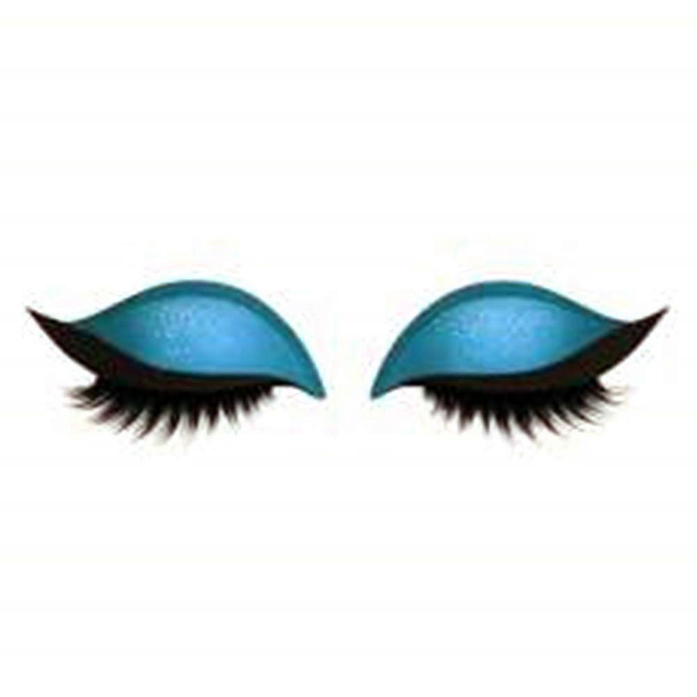 1 Pair Eyeshadow Eyelash Patch, Festival Eye Makeup Stickers, Colorful Beauty Eyelid Sticker With False Lashes & Shadow