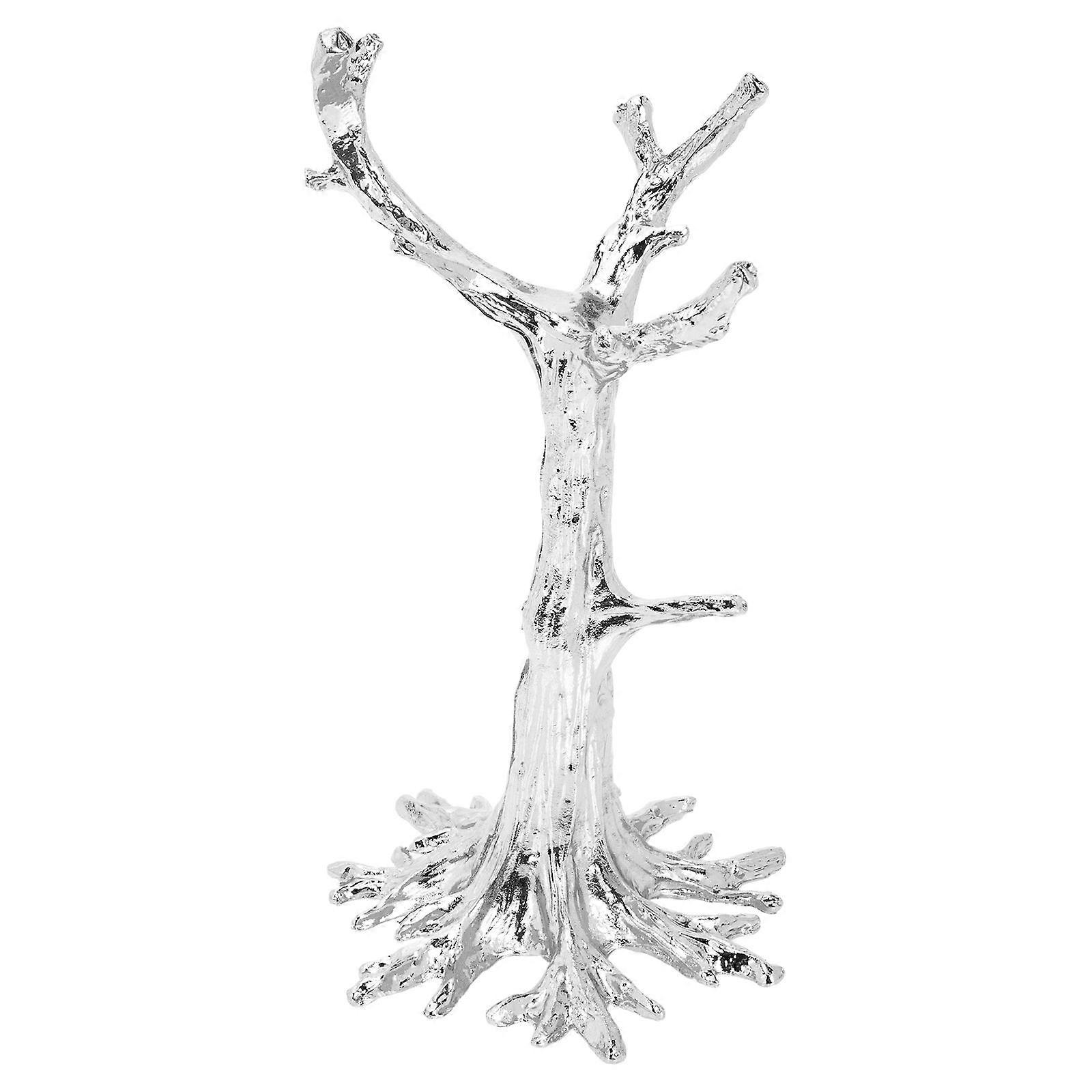 Silver -Shaped Holder for Crystal Balls and Decorations Pedestal Decors 4.33