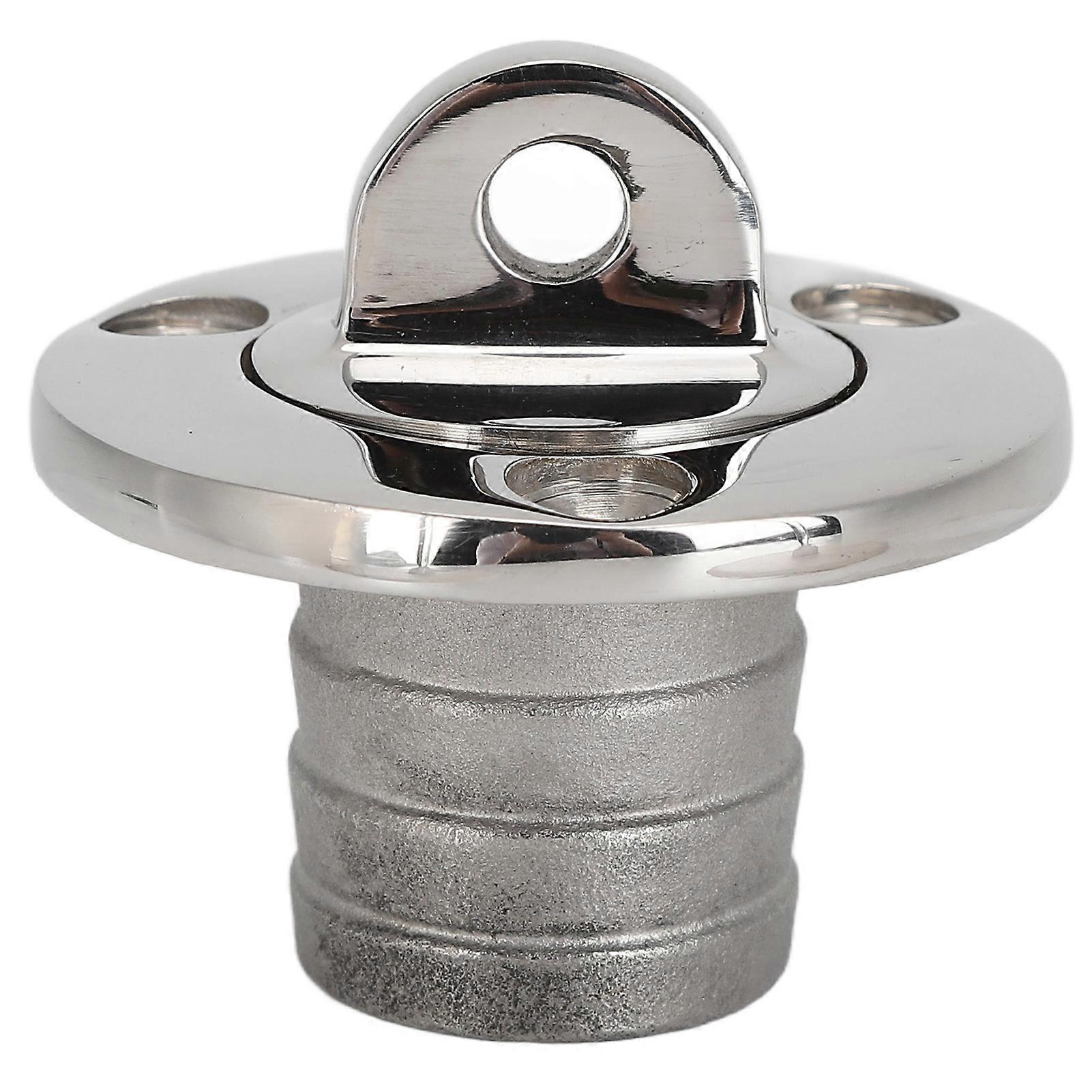 Garboard Drain Plug 25mm Round Drainer Stainless Steel Draining Port for Boat Ship