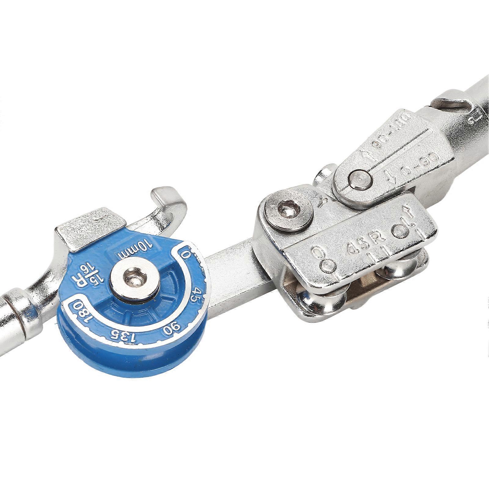 Manual Pipe Bender 3/8in 180 Degree Bending Angle Stainless Steel Ergonomic Manual Tube Bender