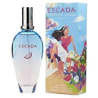 Escada Sorbetto Rosso  100ml Eau De Toilette Spray