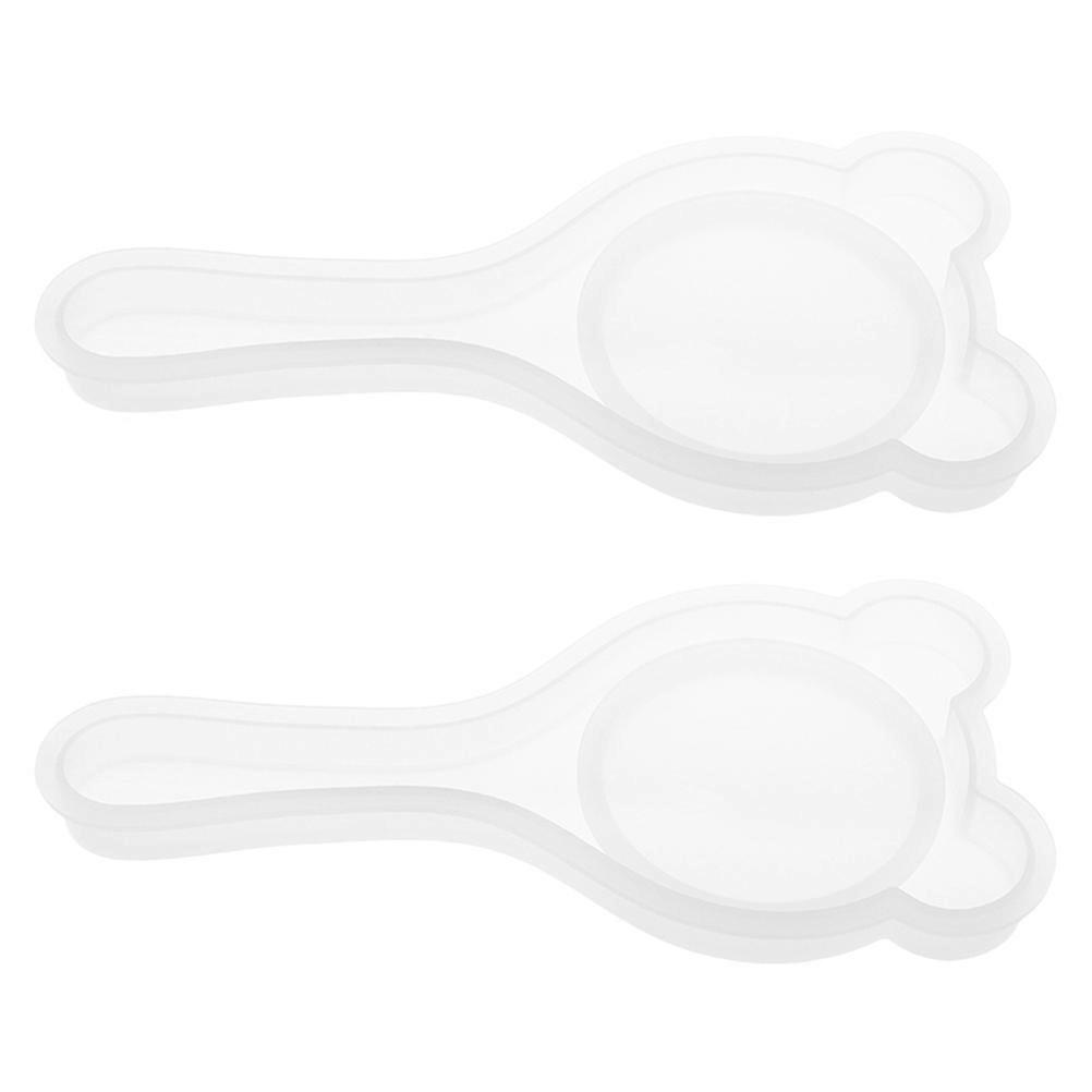 Flexible Silicone Bear Ear Comb Molds for DIY Epoxy Resin Crafting Reusable Cute Hairbrush Mold for Home Projects and Handmade Accessories