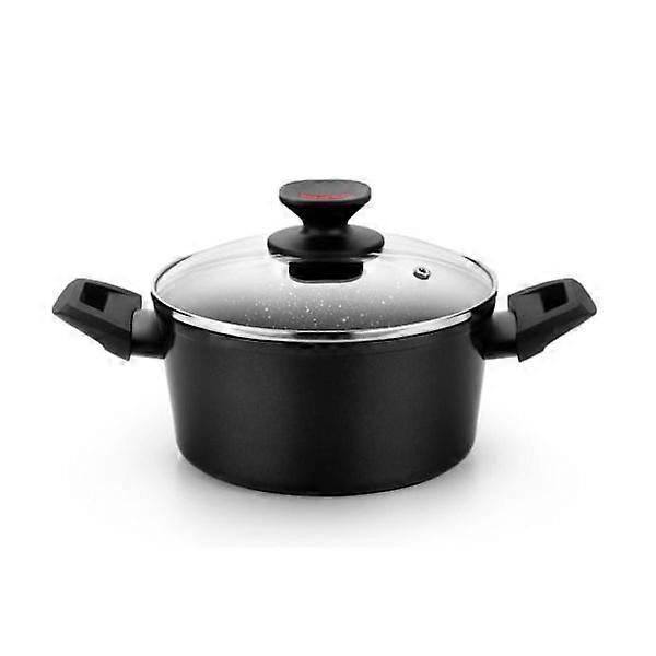 MONIX Titan Rock | The pot is 20 cm high, in forged aluminum, with full induction bottom, and has non-stick