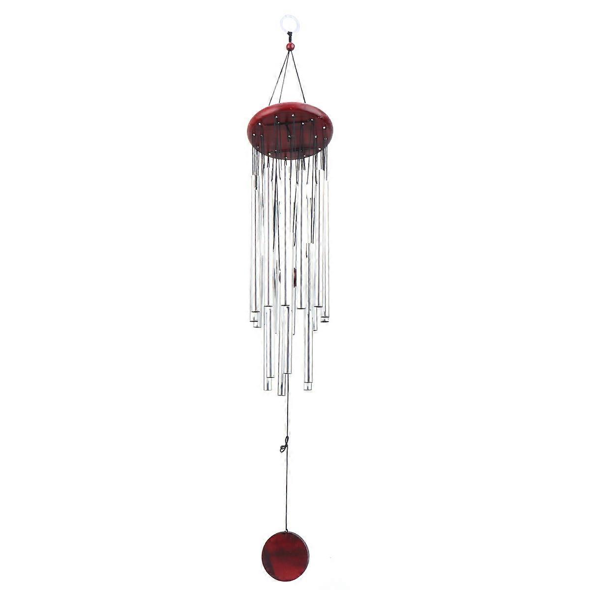 Silver Metal Wind Chimes for Home Decoration Durable and Practical Use Great for Garden Balcony or Patio 8 Inches