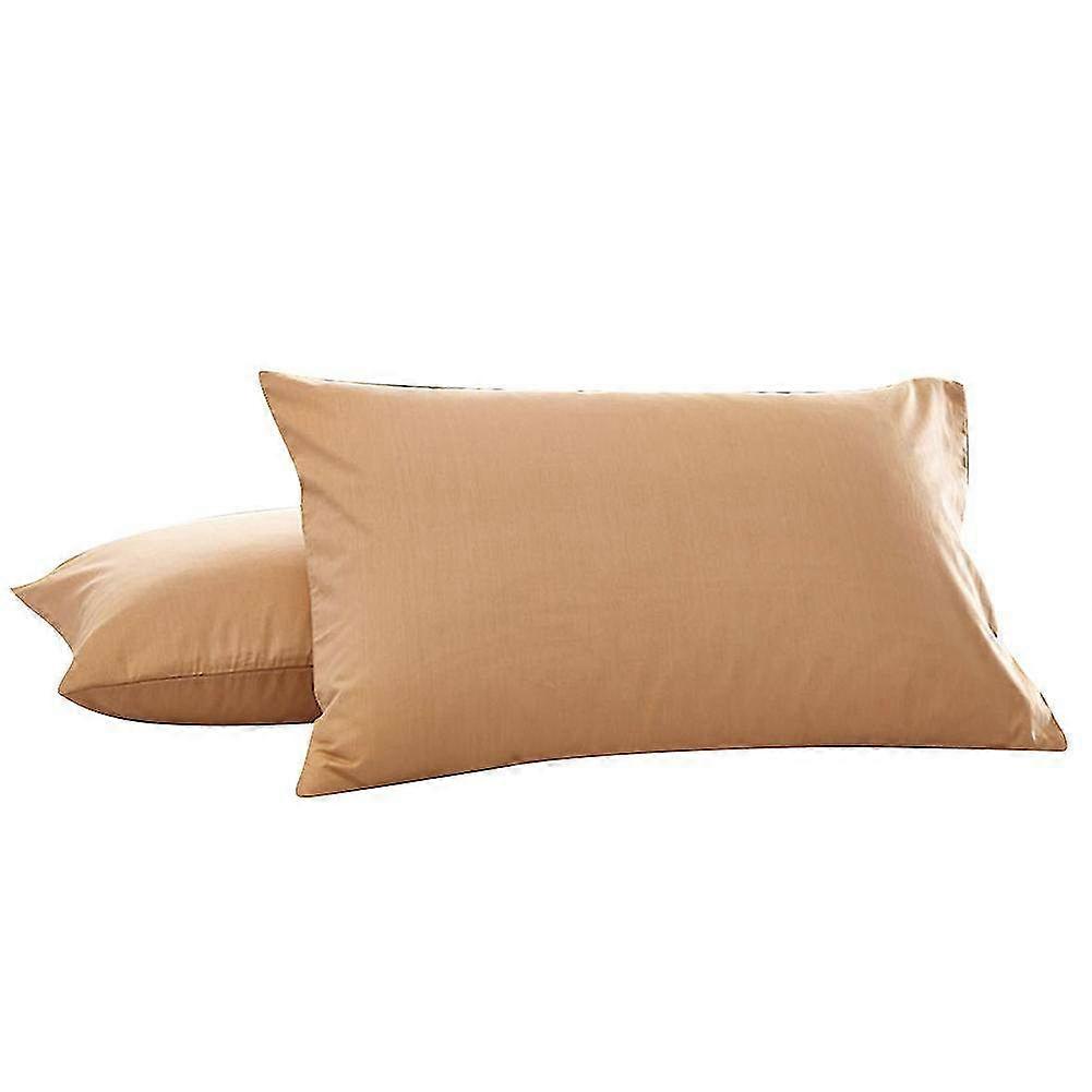 Modern Apricot Color Pillowcase - Comfortable & Delicate Design for Home Use, 47 x 74 cm, Soft Decorative Cushion Cover