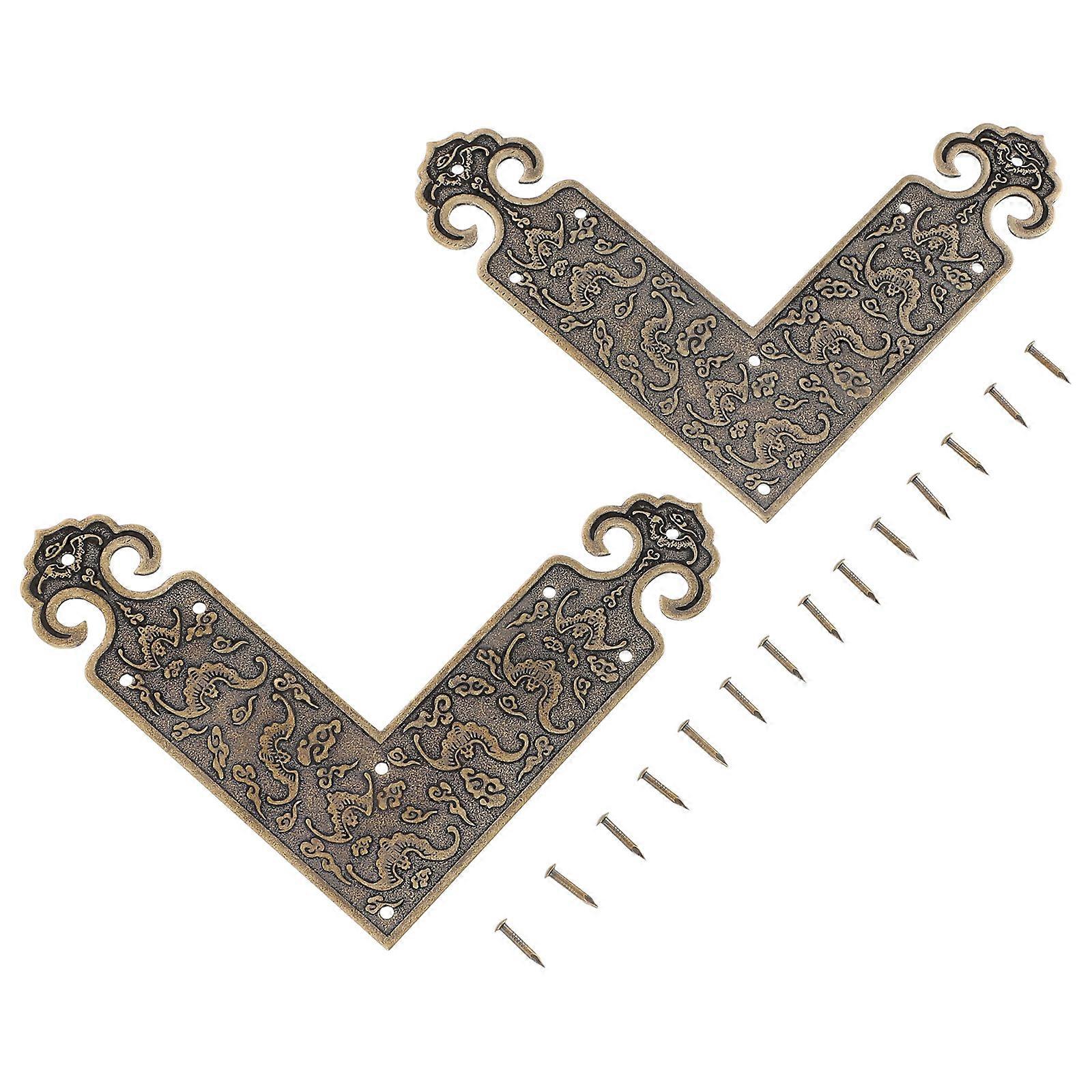 Stylish Corner Protectors, Decorative Brass Frames for Furniture and Boxes