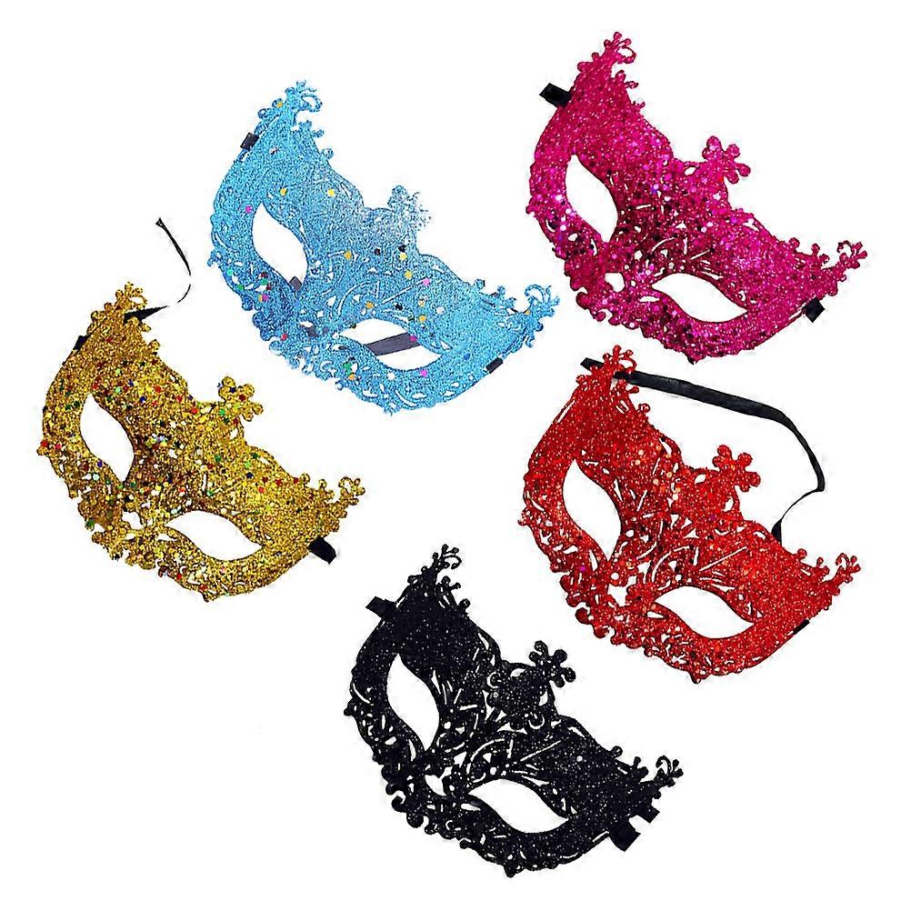 Glitter Masks Ensemble, Perfect for Special Occasions and Gatherings, Fashionable Appeal