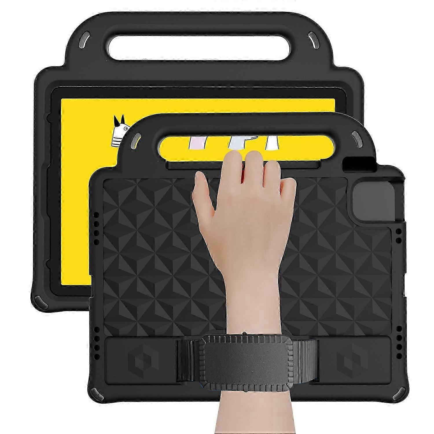 Tablet Case For iPad Air 11 2024 Diamond Series EVA Shockproof Sleeve Tablet Case(Black)