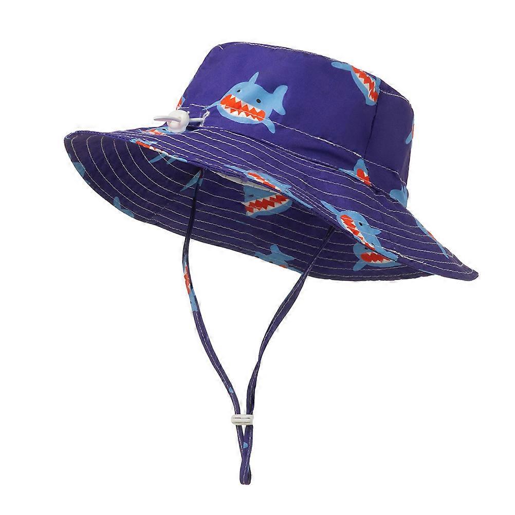 Children's Adjustable Chin Strap Anti-UV Hat For Walking 50x44cm Foldable Functionality 1 Pcs