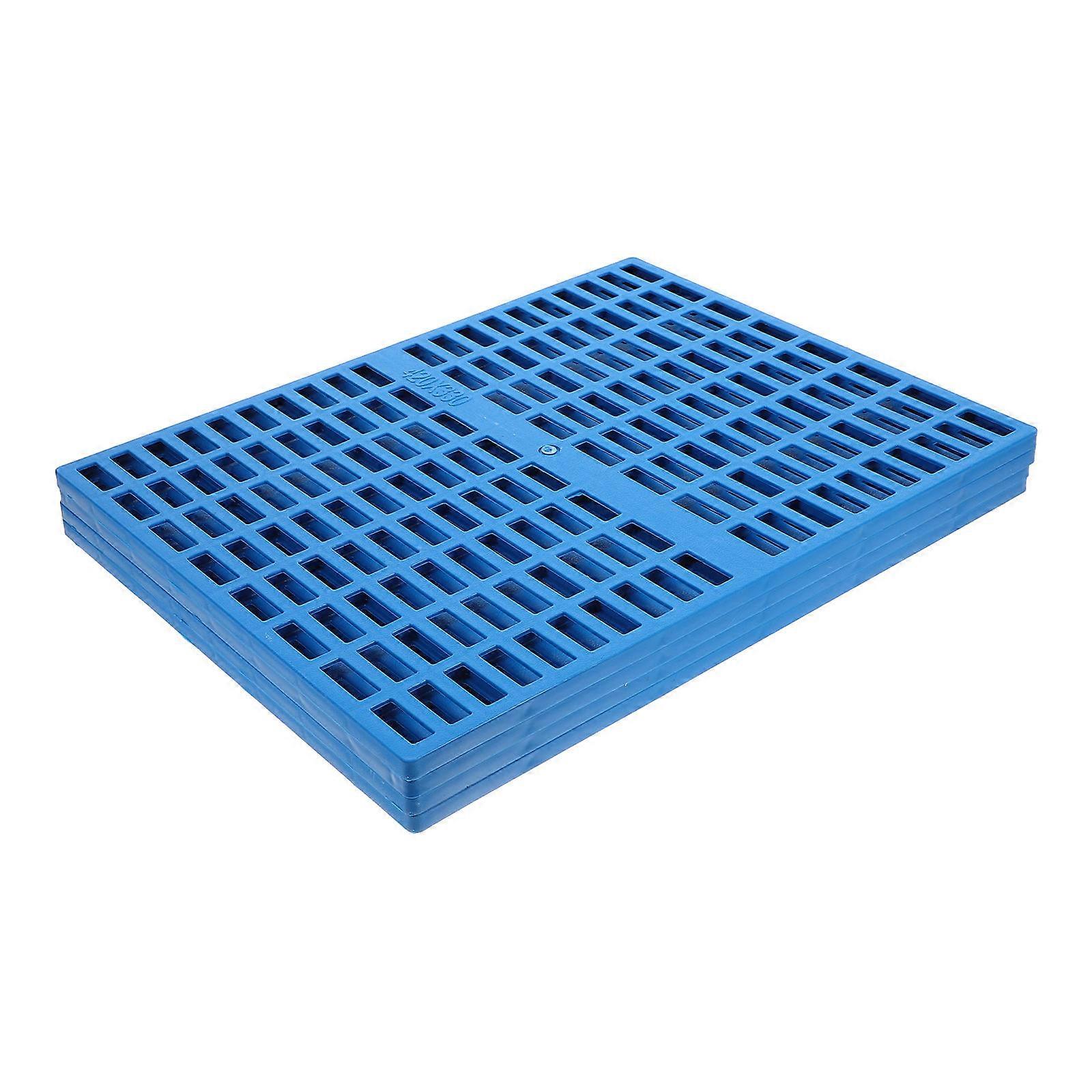4pcs Wear Resistant Rabbit Cage Mats for Animal Nesting Floor Pads with Leak Design for Guinea Pigs, Chinchillas, Cats and Puppies