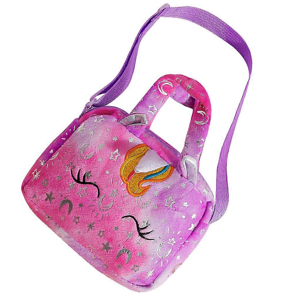 Children's Purse Glittering Design Beautiful For Thanksgiving Christmas Eve 21X18CM Plush 1Set