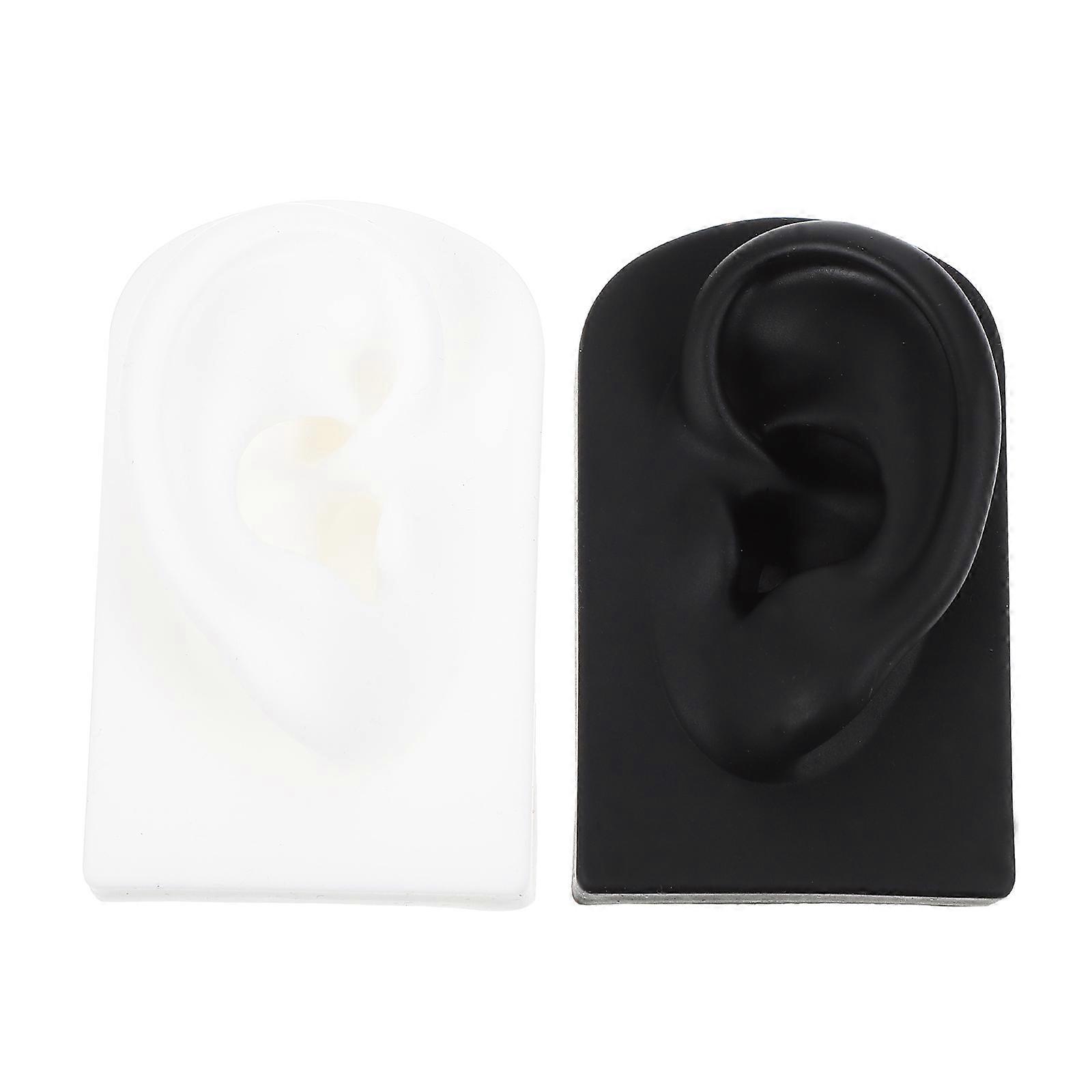 Silicone Ear Model for Practice Assorted Color Durable and Stable Suitable for Display and Training