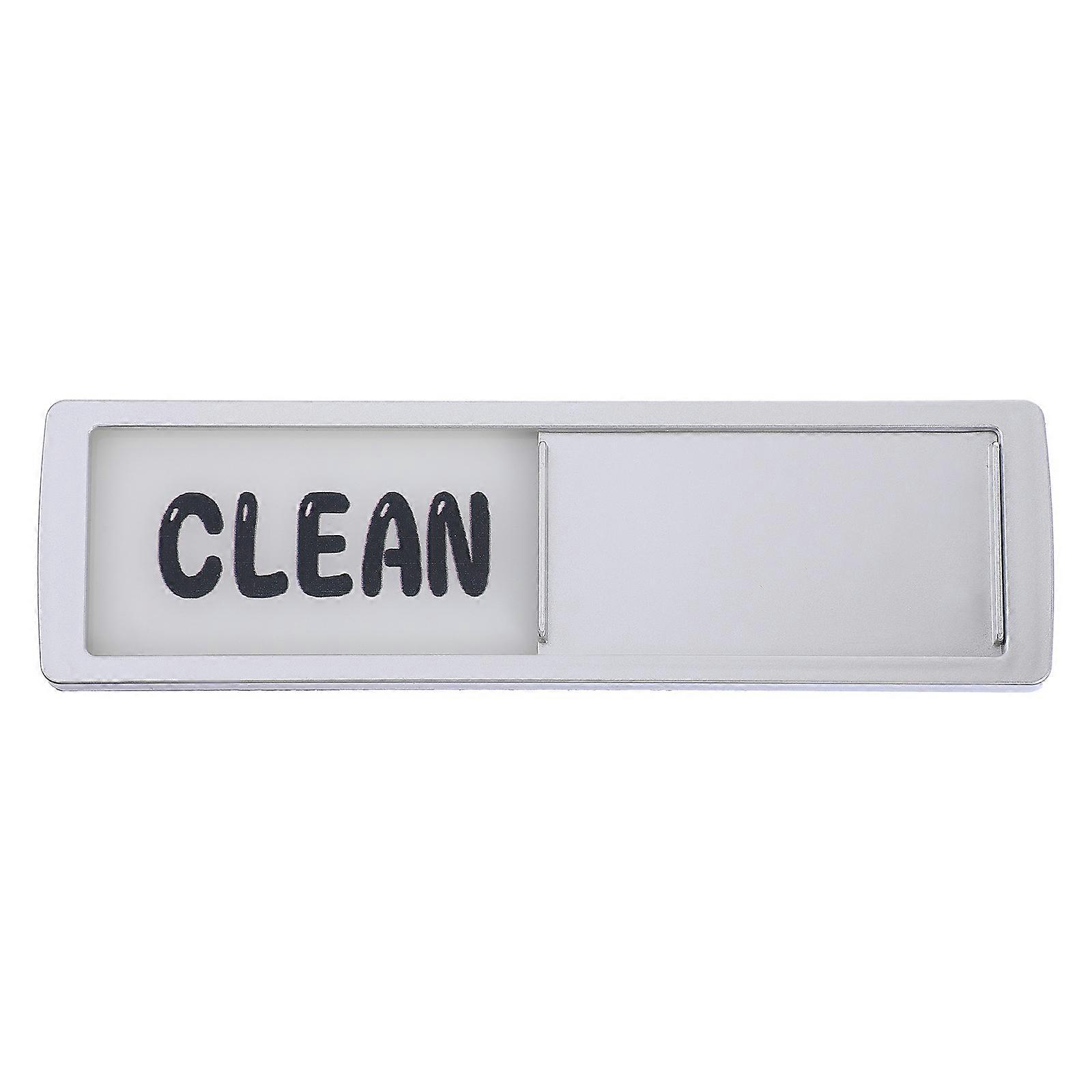 Reversible Dishwasher Magnet Clean Indicator For Kitchen Accessory 7.1x2x0.3in 1Pcs