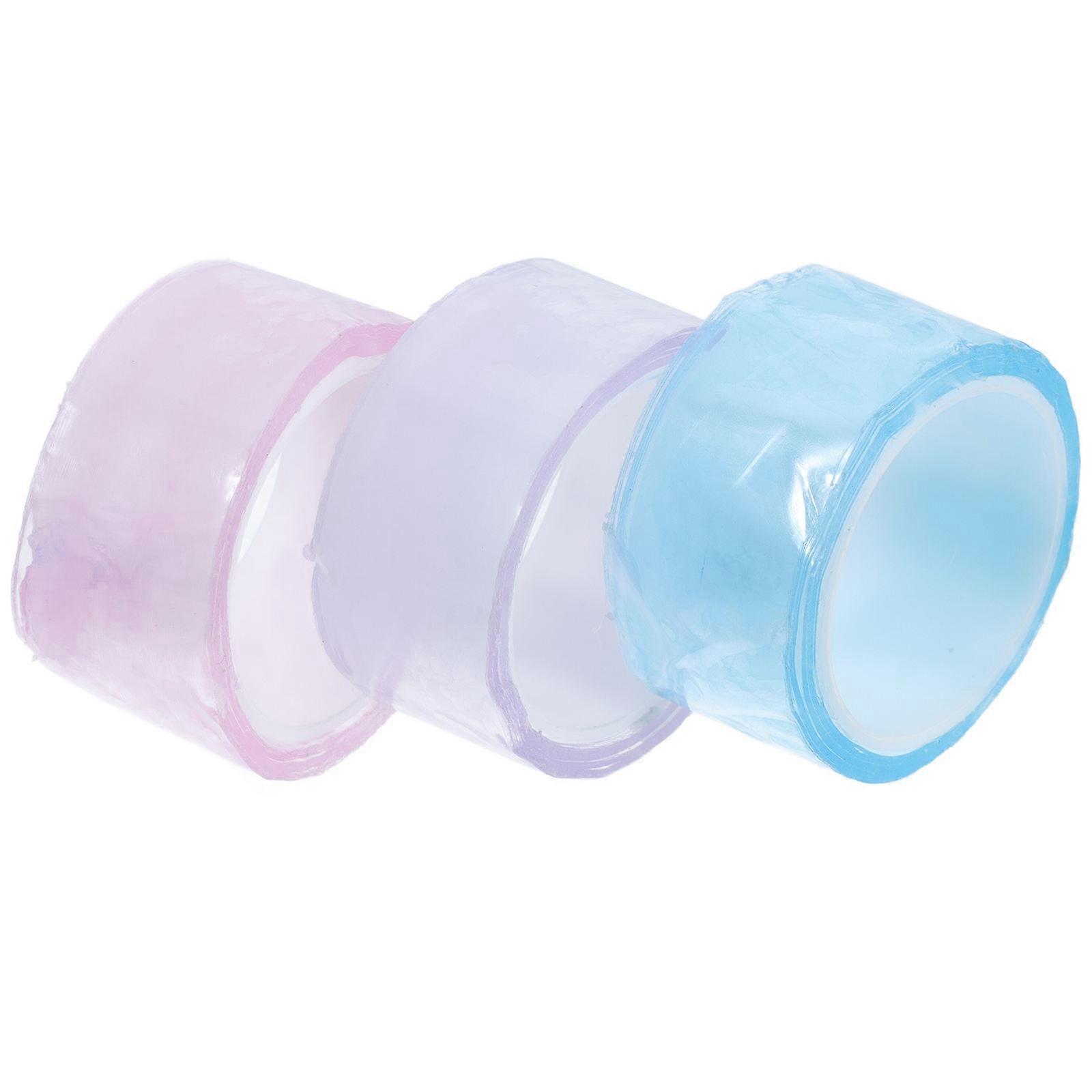 Increase Friction Diy Sticky Ball Tapes For Ball Sports And Diy Projects Assorted Color Adhesive Tapes 3 Rolls
