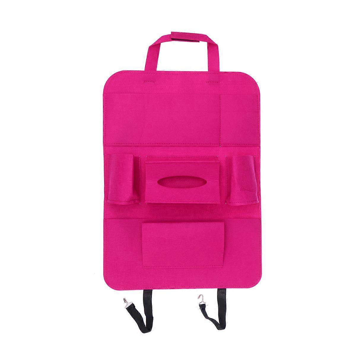 Back Seat Organizer For SUV Drivers Offering Large Capacity And Anti-Dust Features In Rosy 1Set
