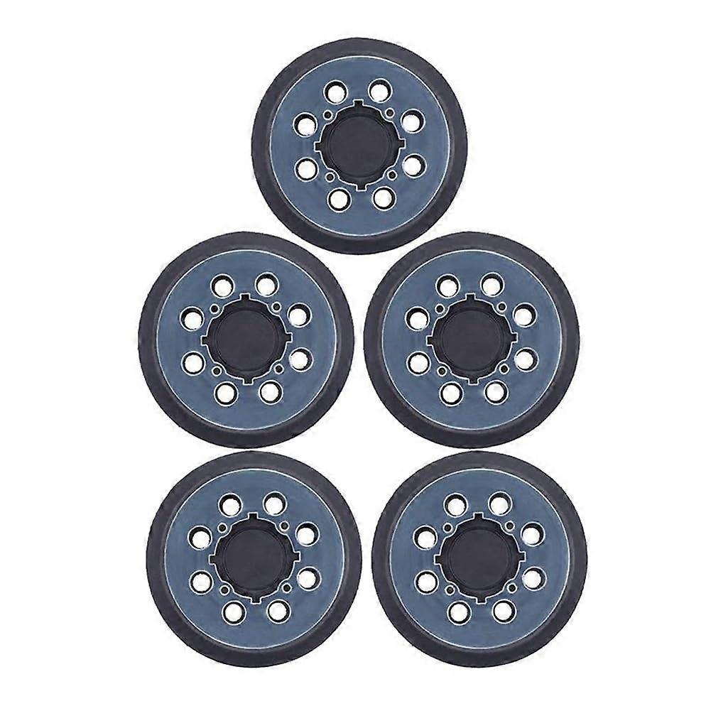 5 pieces 125 mm sanding pad with 8 holes hook and loop sanding discs for DWE6423/6423K DCW210B random orbit sander accessories