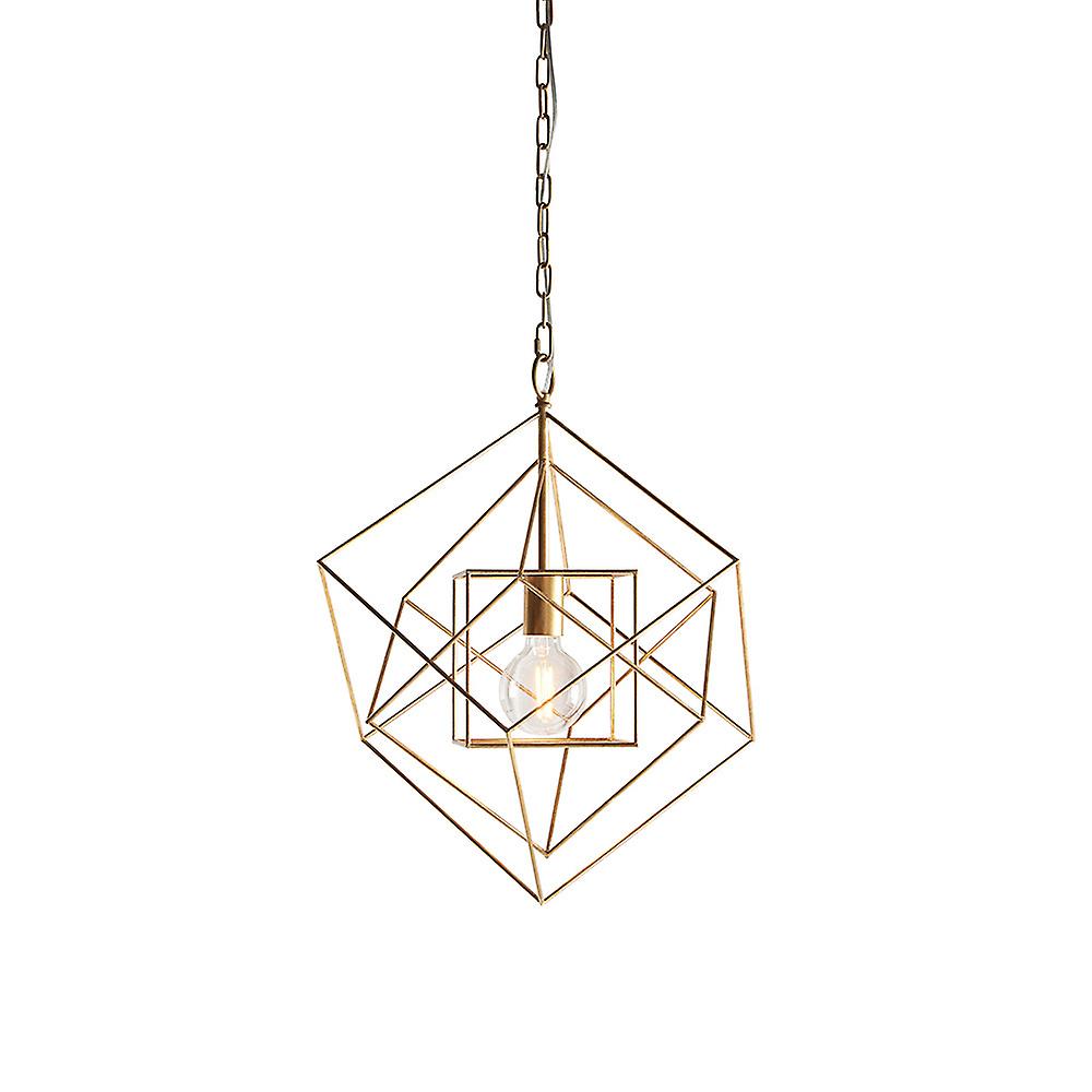 Pescara Pendant Ceiling Light Antique Gold Leaf