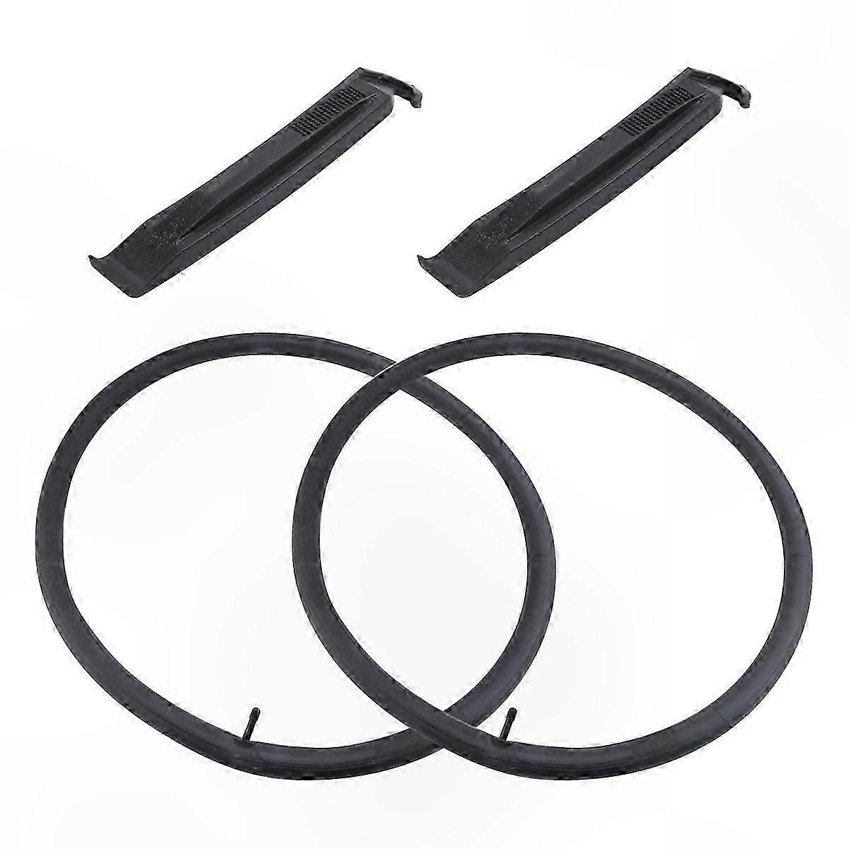 26 Inch Bike Inner Tubes, 2-Pack MTB Tire Tubes with Schrader Valve for 1.75-2.125 Tire Sizes