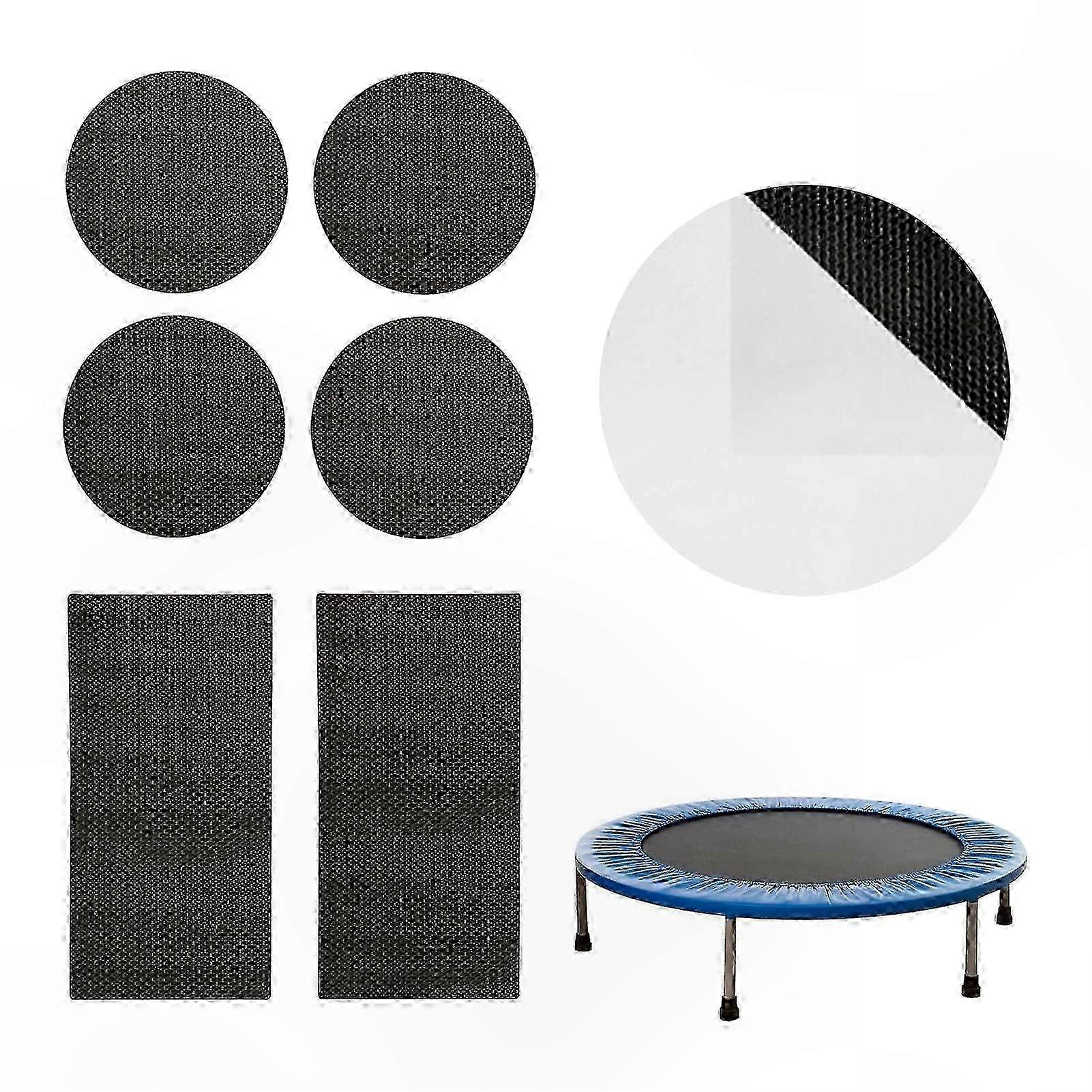 Trampoline Repair Kit for Holes and Tears on Jumping Mats with Self-Adhesive Patches