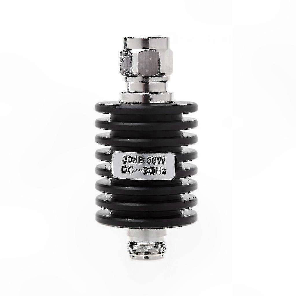 30W N-Type DC-3GHz Coaxial Fixed Attenuator with 3GHz Frequency and N Connectors