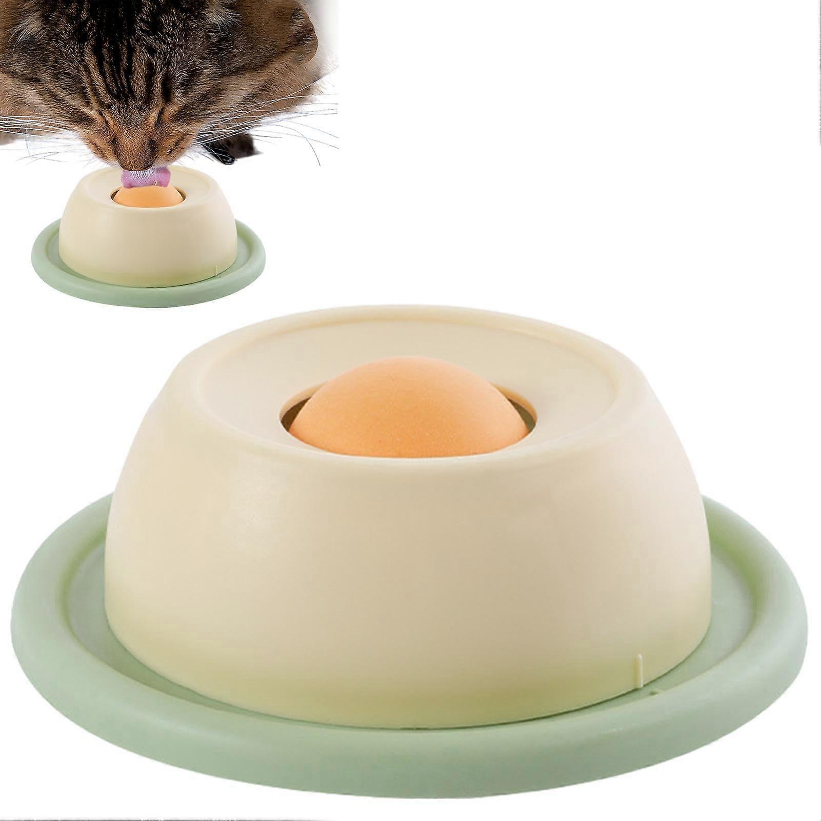 Licking Plate for Dogs, Interactive Slow Feeder, Rotating Funny Feeding Bowl, Anti Vomiting, Puzzle Cat Toy for Pets