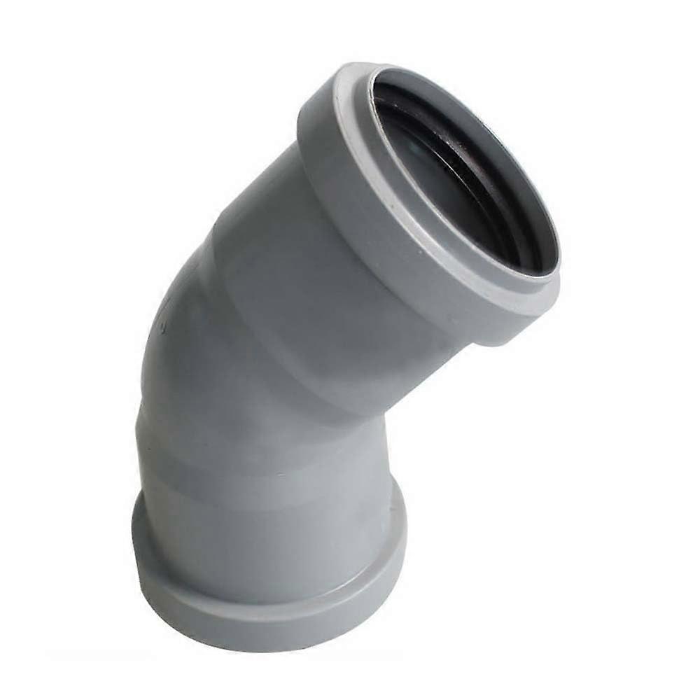 PVC Pipe Connector 135 Degree Fitting, 50mm Bathtub Drain Adapter