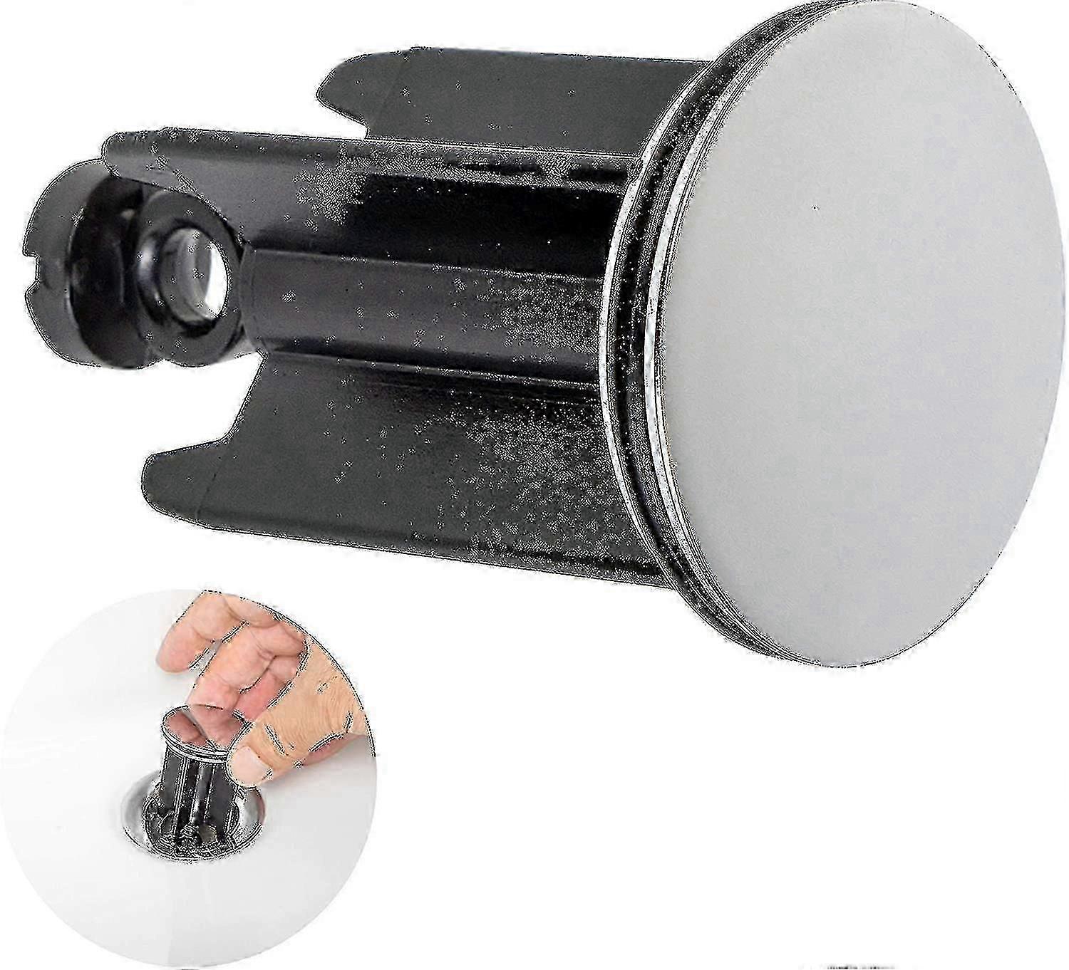 Universal Chrome Bathroom Sink Plug - 40mm Diameter