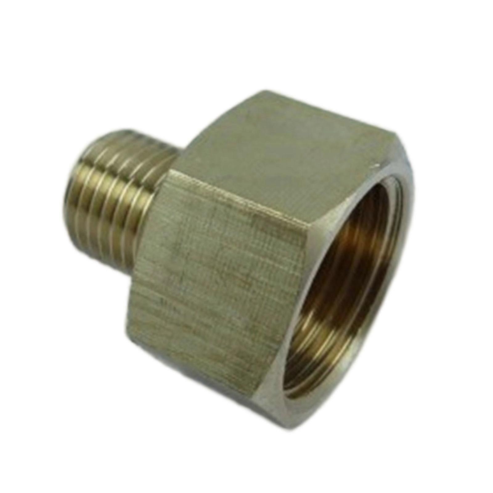 Multipurpose Copper Gas Reducer Adapters 3/8Inch Internal 1/4Inch External Left Hand Thread for Propane Systems-Good