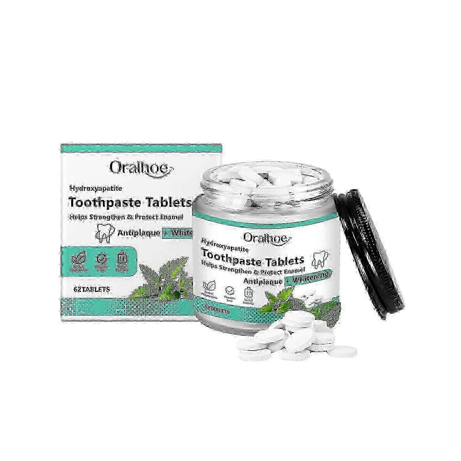 Mint Brightening Toothpaste Tablet Oral Deodorizer Fresh Breath Portable Toothpaste Chewable Tablet