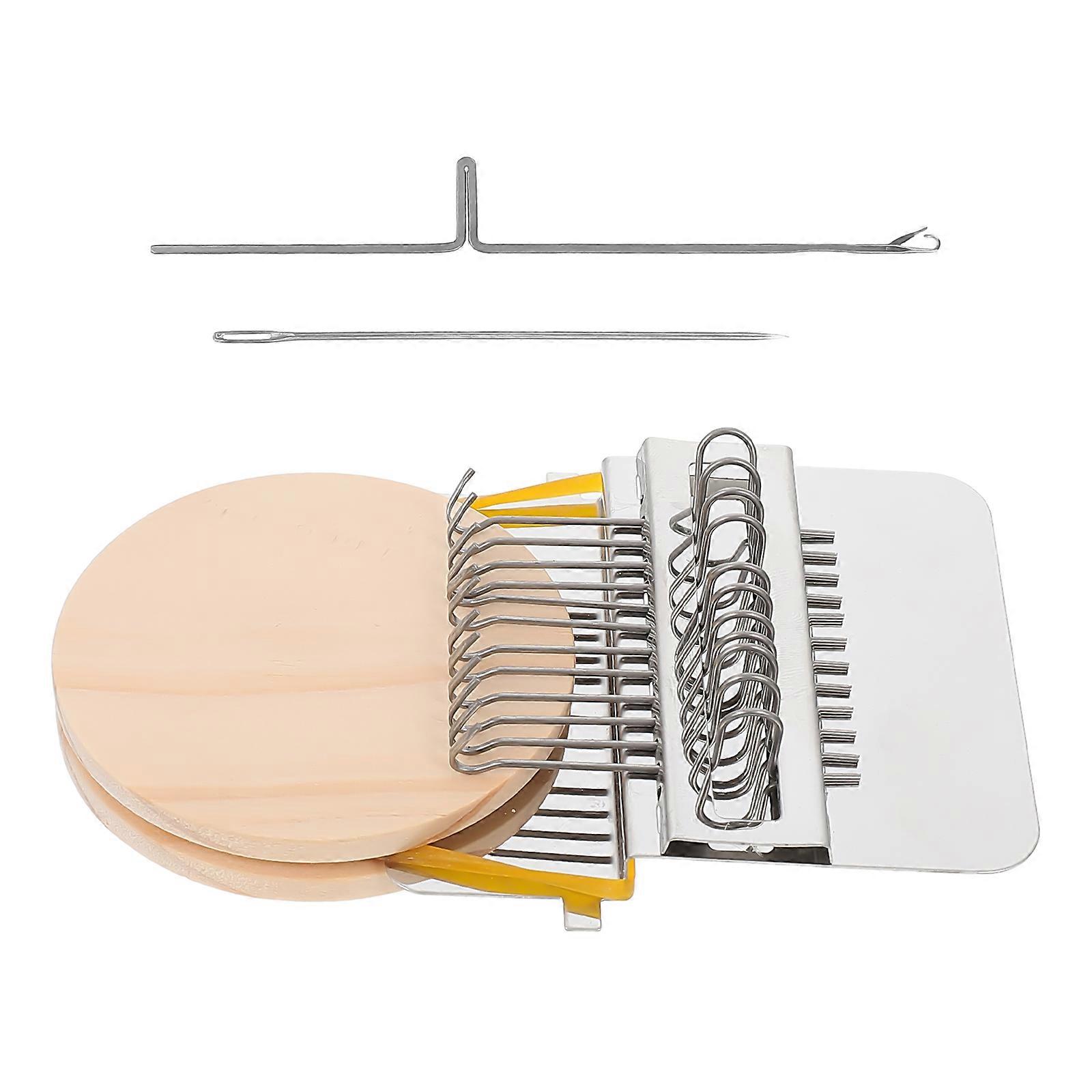 Mini Wooden Loom Set – DIY Weaving Tool for Hand Knitting Crafts, Enhances Creativity and Fine Motor Skills for Beginners