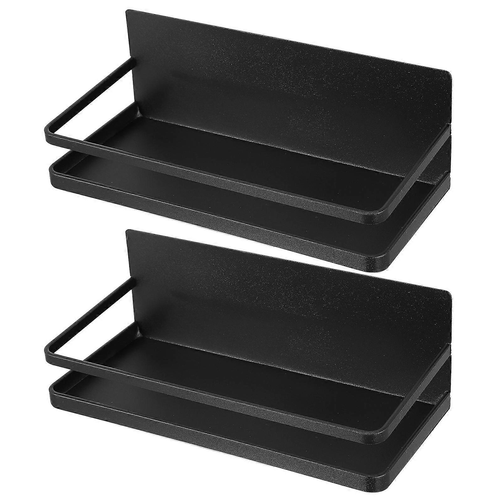 Magnetic Wall Organizer Rack for Refrigerator Storage Use 2Pcs