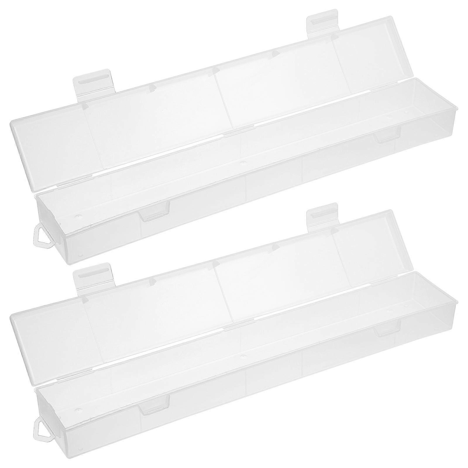 Water Chalk Storage Boxes Calligraphy Pen Storage Container for Student Use 2Pcs