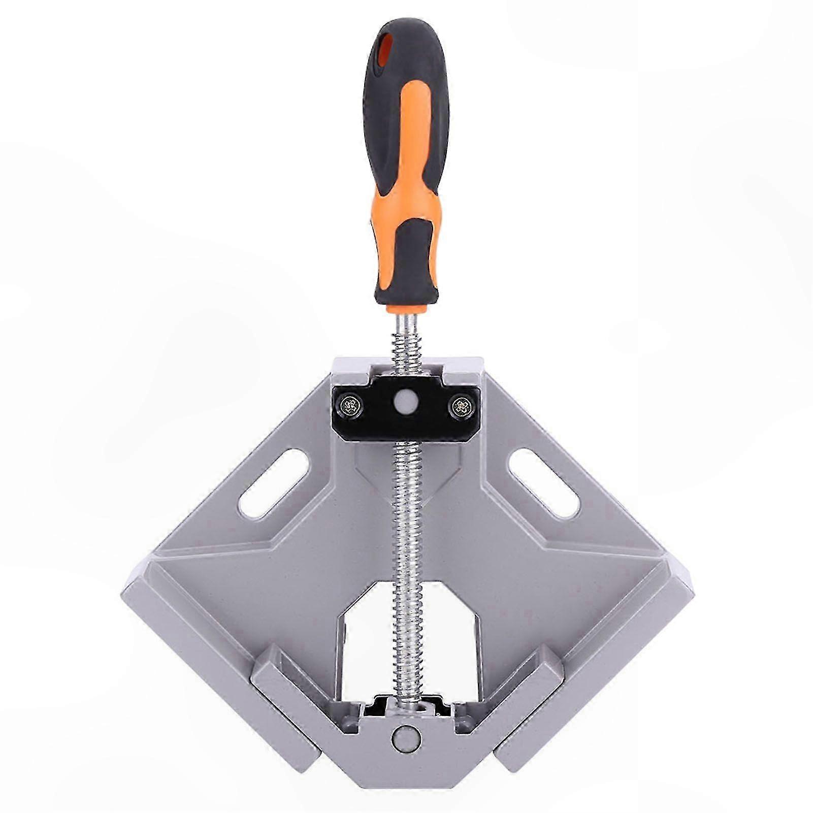90 Degree Corner Clamp with Single Handle, Aluminum Alloy Right Angle Clamp for Woodworking and Welding Projects