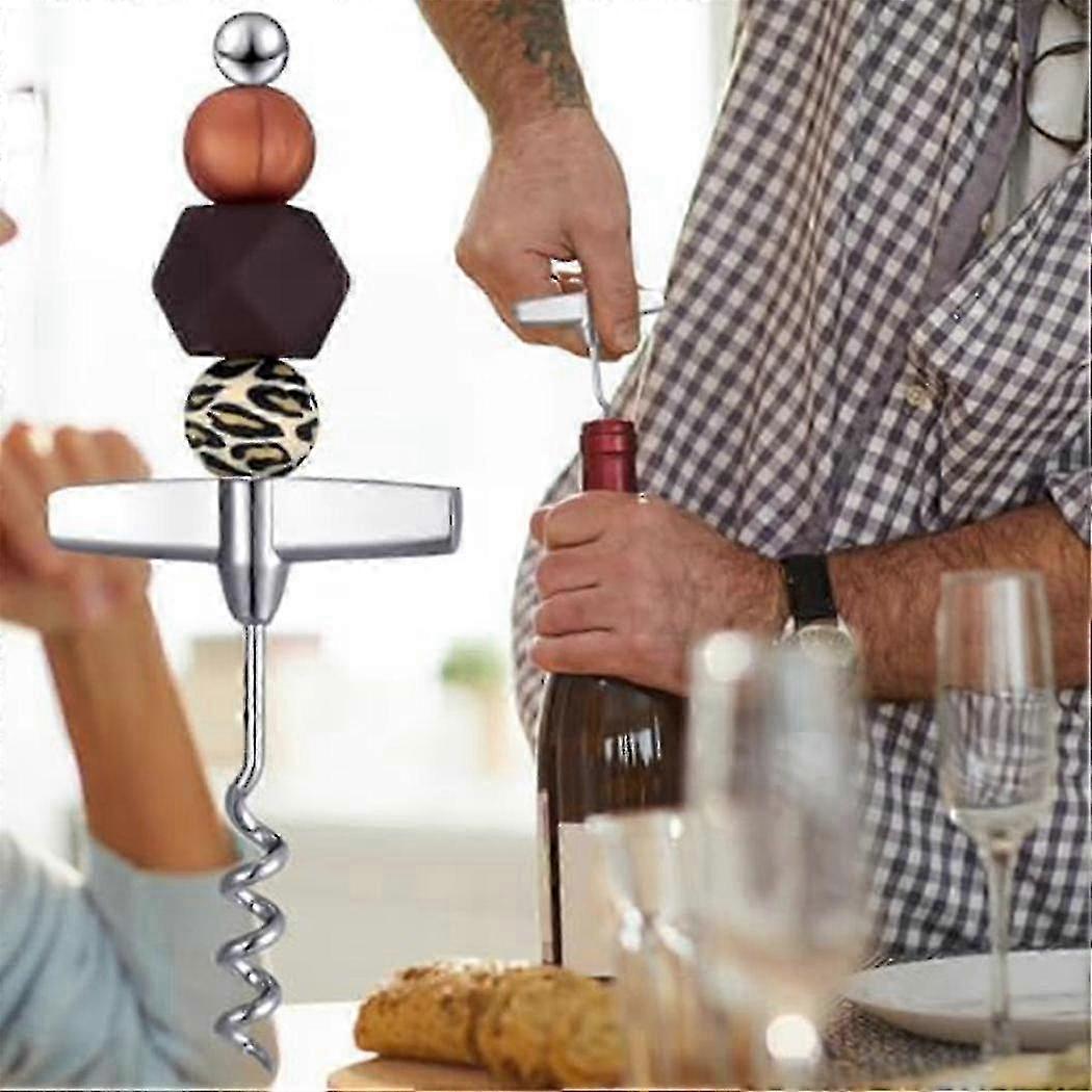 40-Piece Decorative Wine Stopper Set with Corkscrew for Kitchen, Bar & Restaurant Use