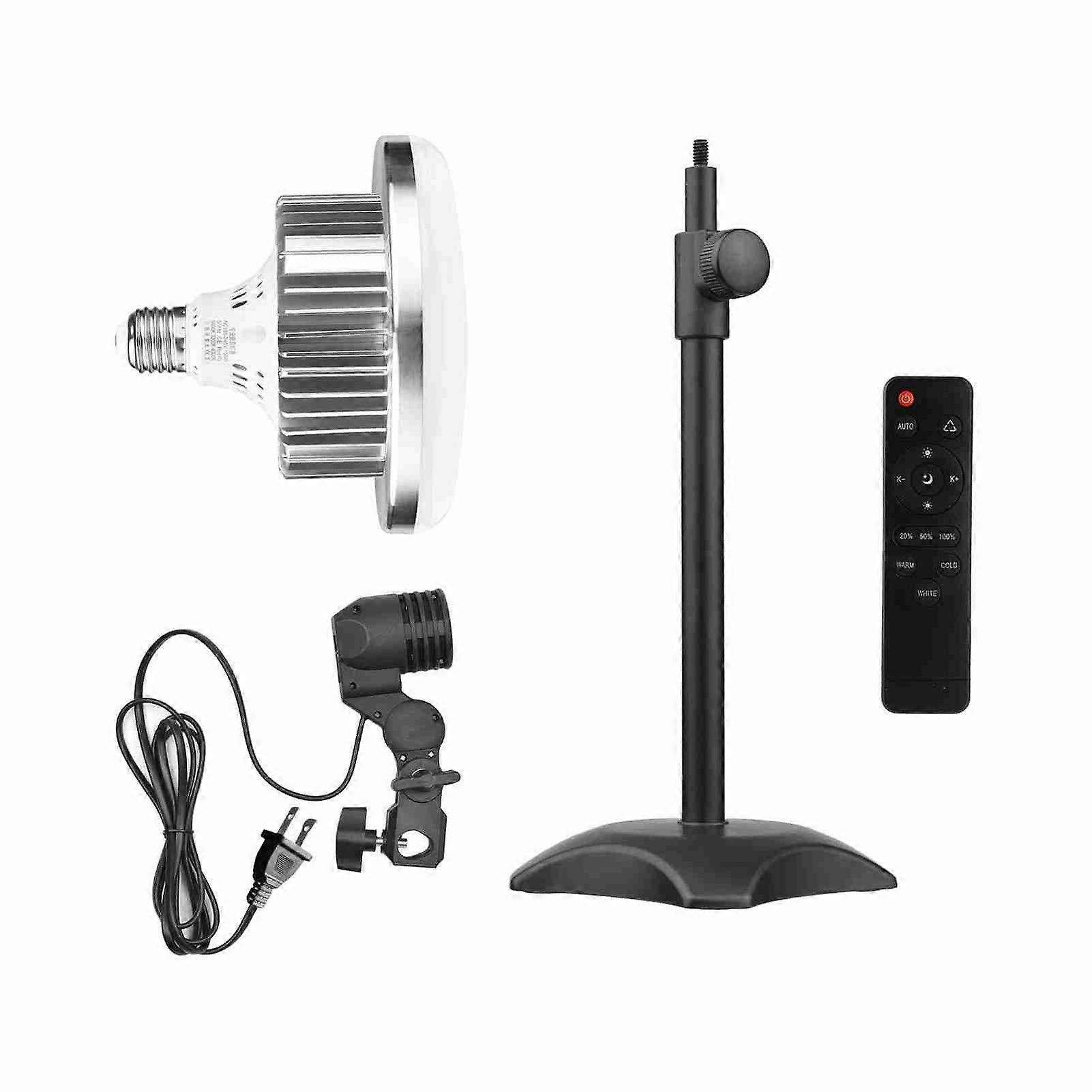 LED Video Light Kit 150W LED Bulb 3200K/4000K/5500K Adjustable Color Temperature photography light kit with Stand
