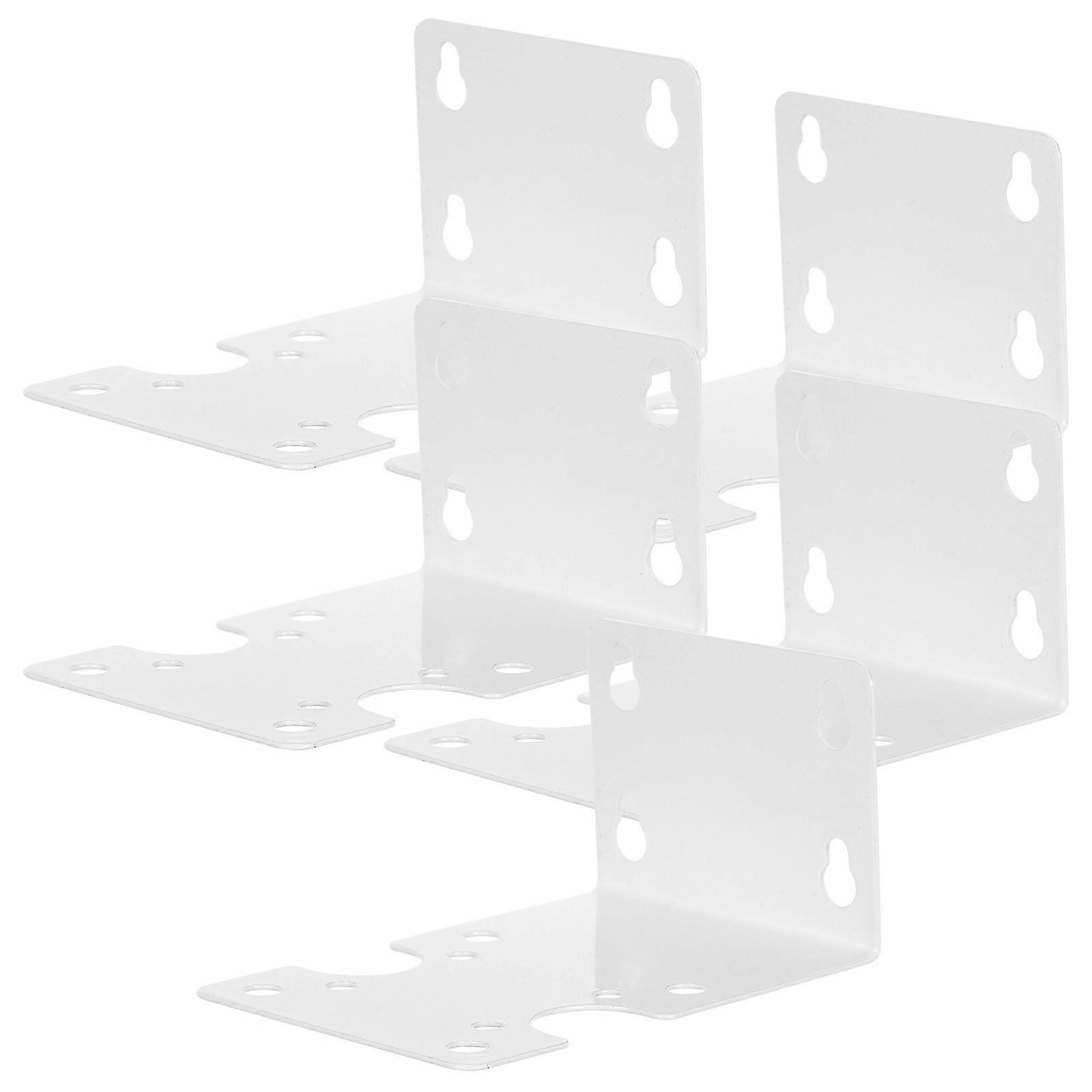5pcs Heavy Duty Metal Water Filter Bracket Wall Mount Holder for Filter Housing – Durable, Smooth Surface for Easy Cleaning & Secure Installation