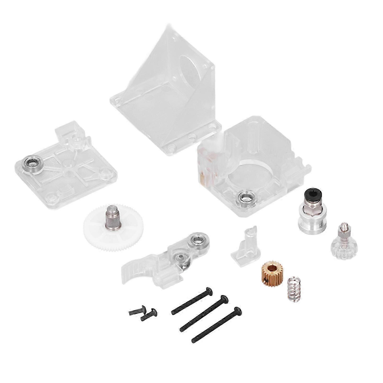 Extruder Kit 1.75mm Transparent Acrylic Accessory Replacement Set for V6 3D Printer