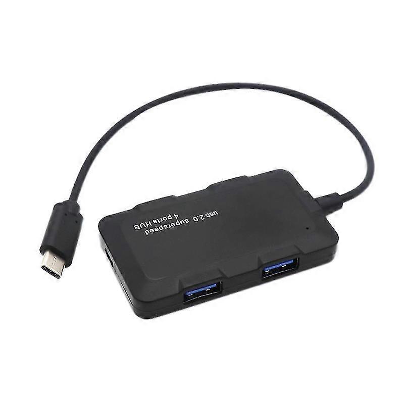 Docking Station, Type-C to USB 2-In-1 4-Port Converter Suitable for Mobile Phones, Computers, Etc.