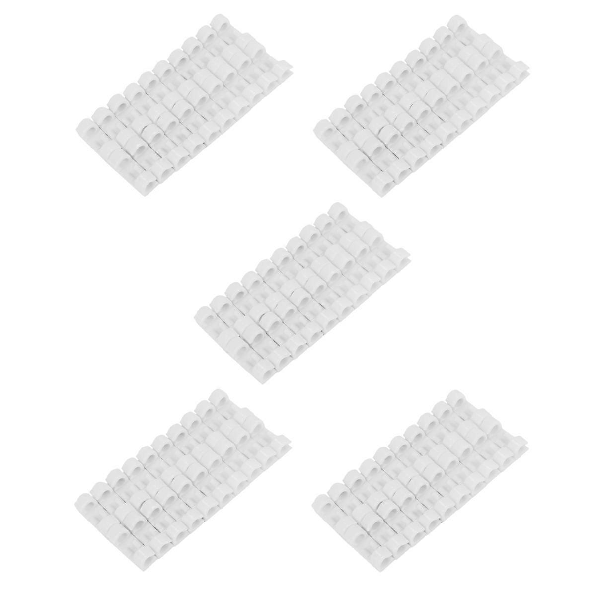 20pcs/lot Wire Fixing Clamp Clip Desktop Wire Clear Up Clips Holder Clamps Cable Clip Device USB Cor